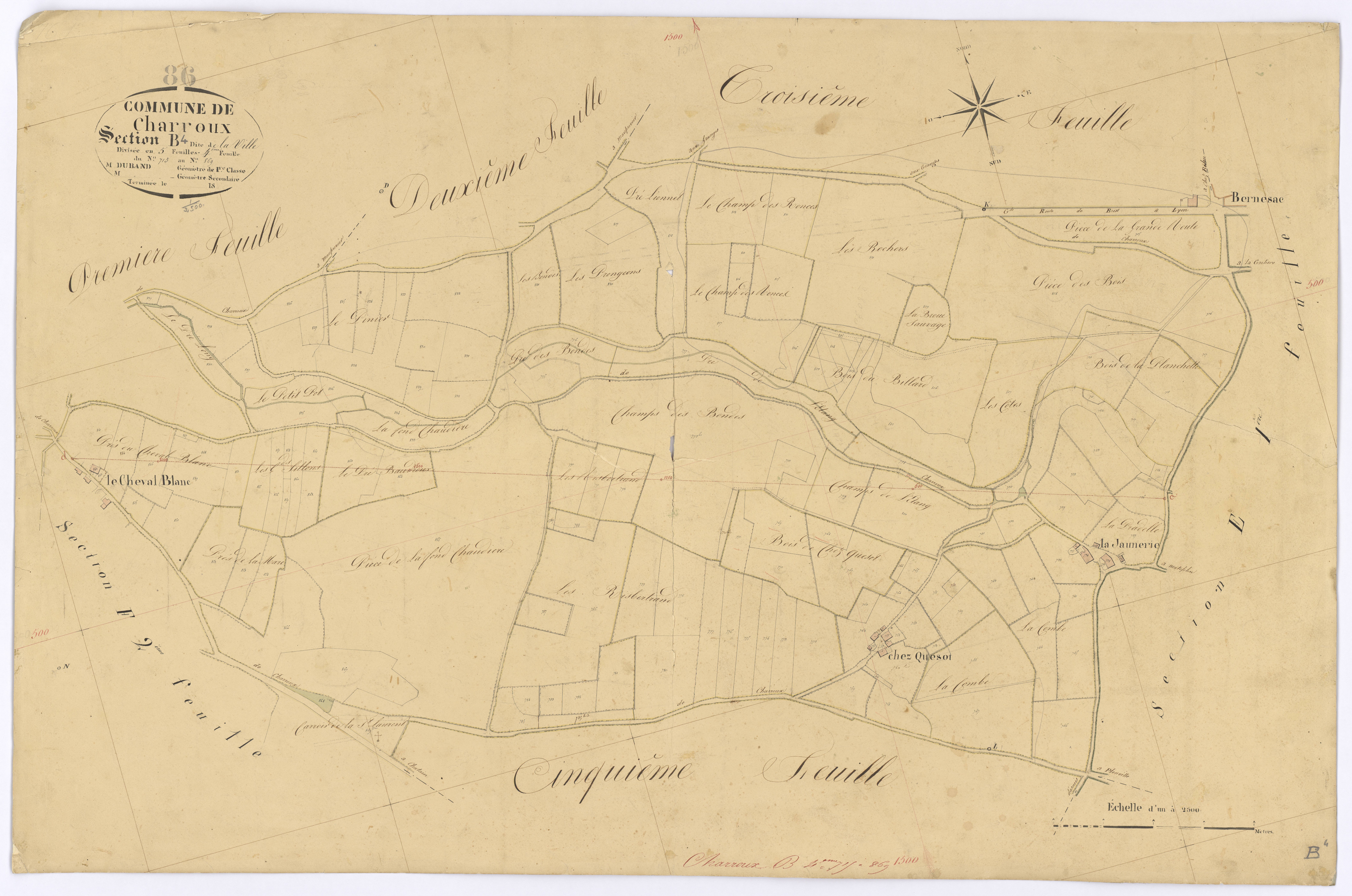 Charroux - FRAD086_cadastre Plans 