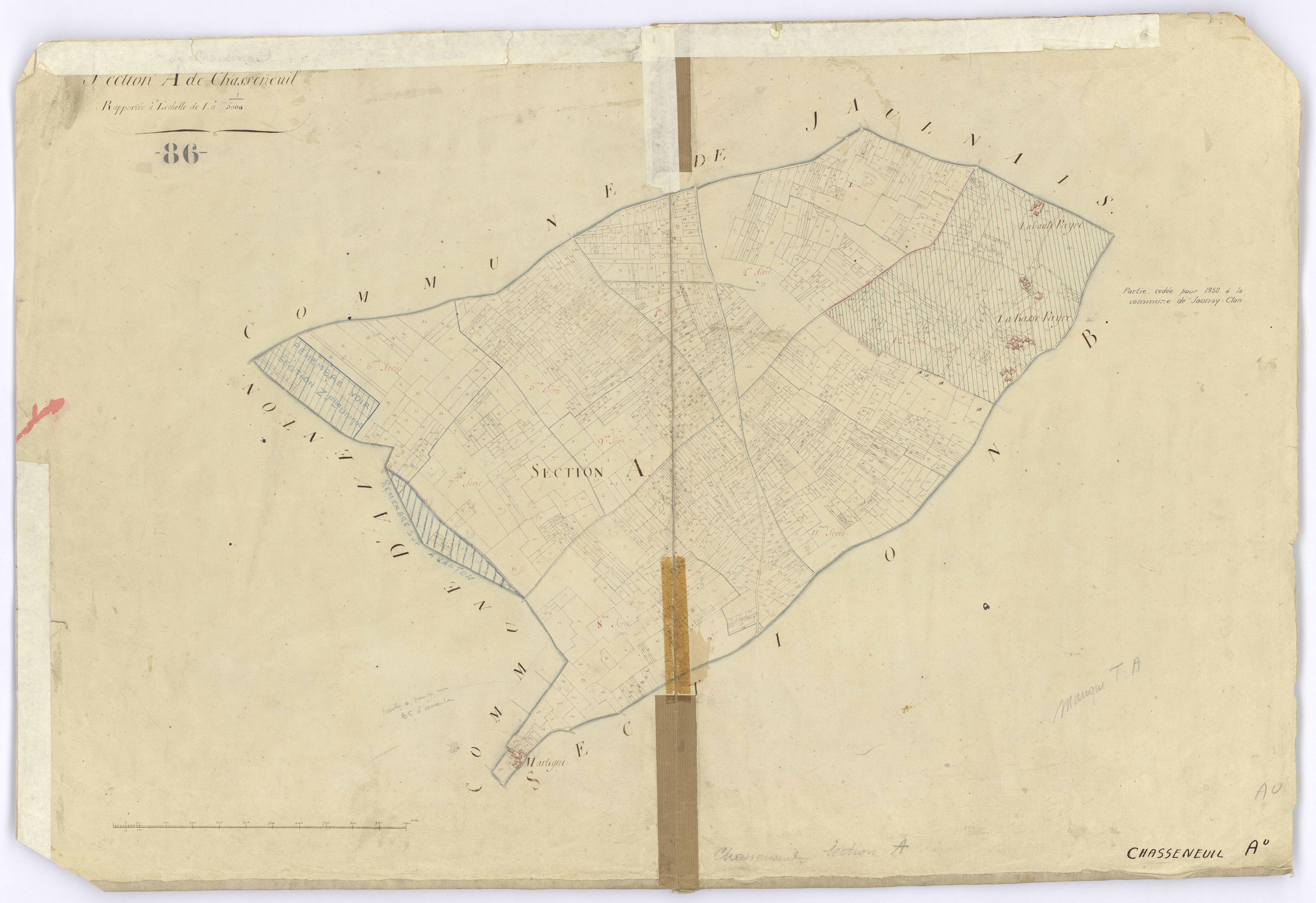 Chasseneuil-du-Poitou - FRAD086_cadastre Plans 