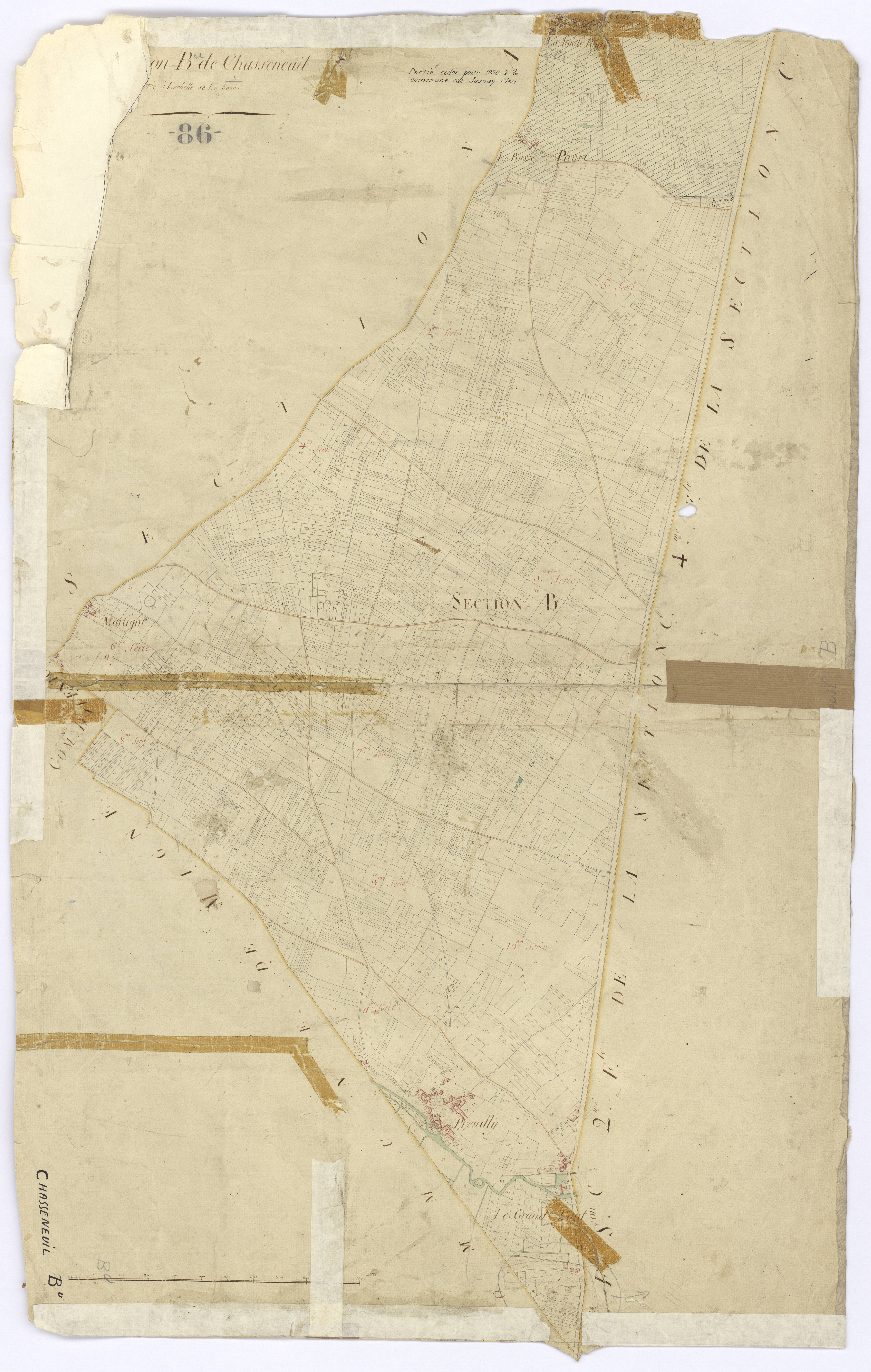 Chasseneuil-du-Poitou - FRAD086_cadastre Plans 