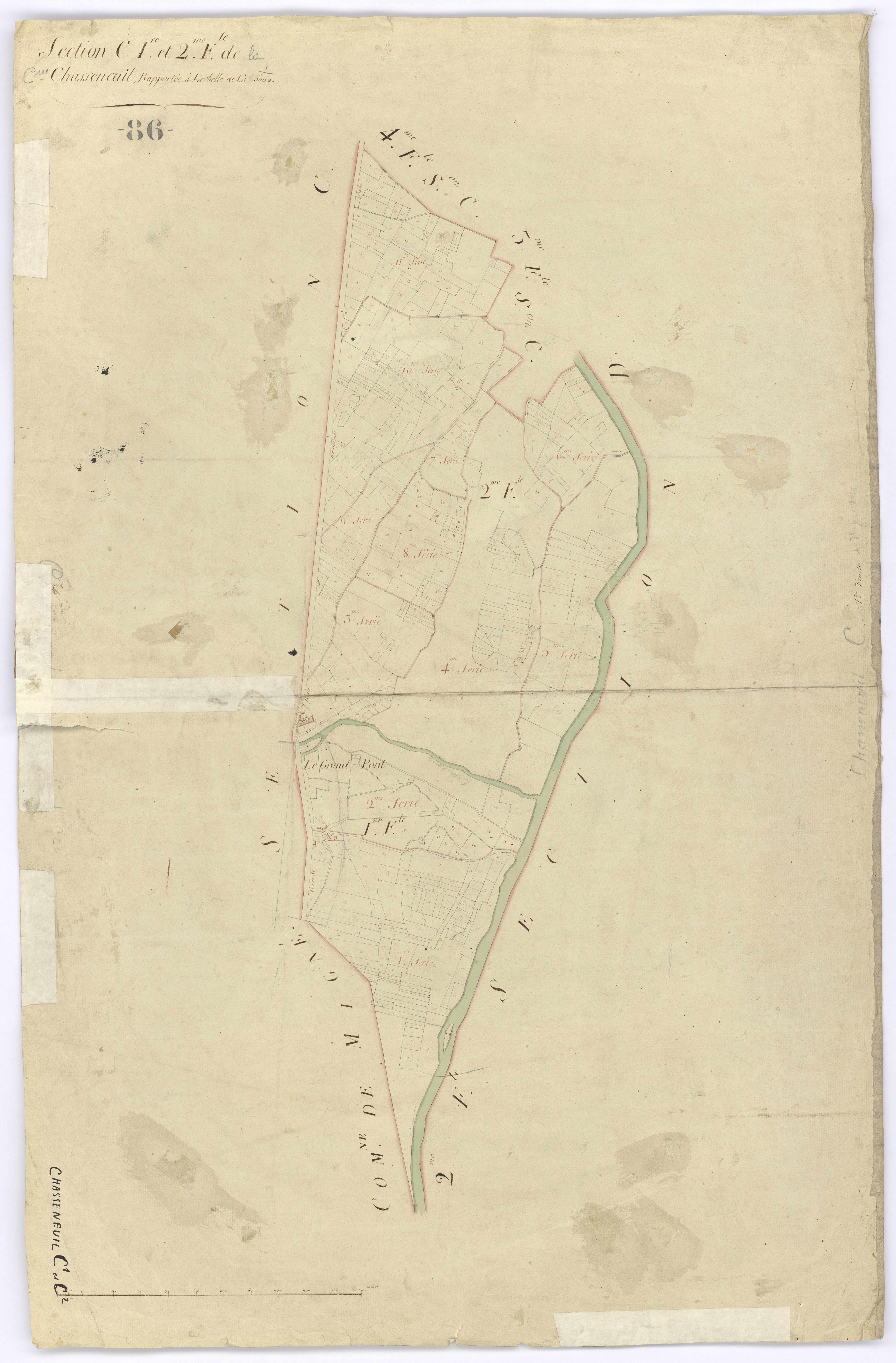 Chasseneuil-du-Poitou - FRAD086_cadastre Plans 