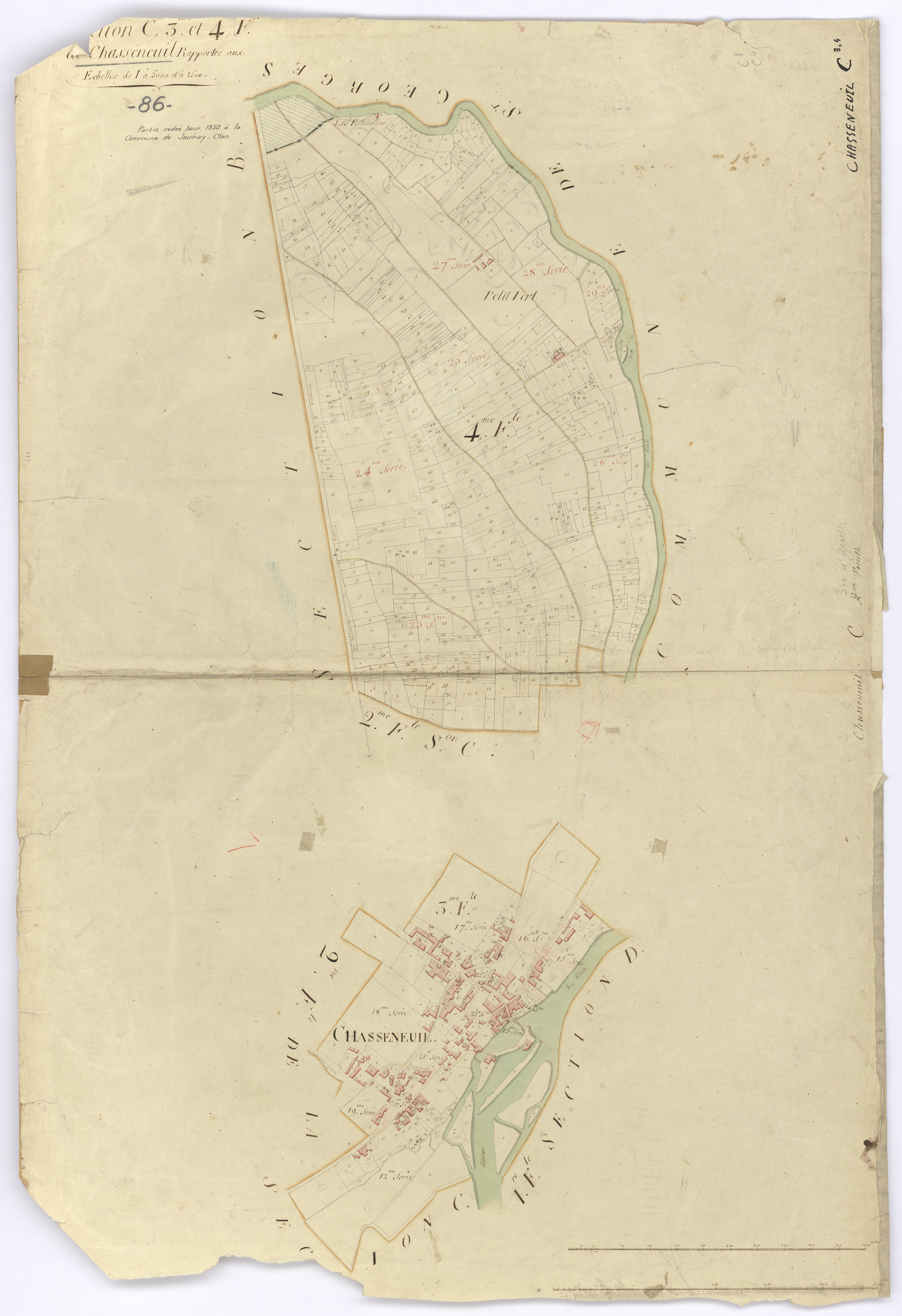 Chasseneuil-du-Poitou - FRAD086_cadastre Plans 