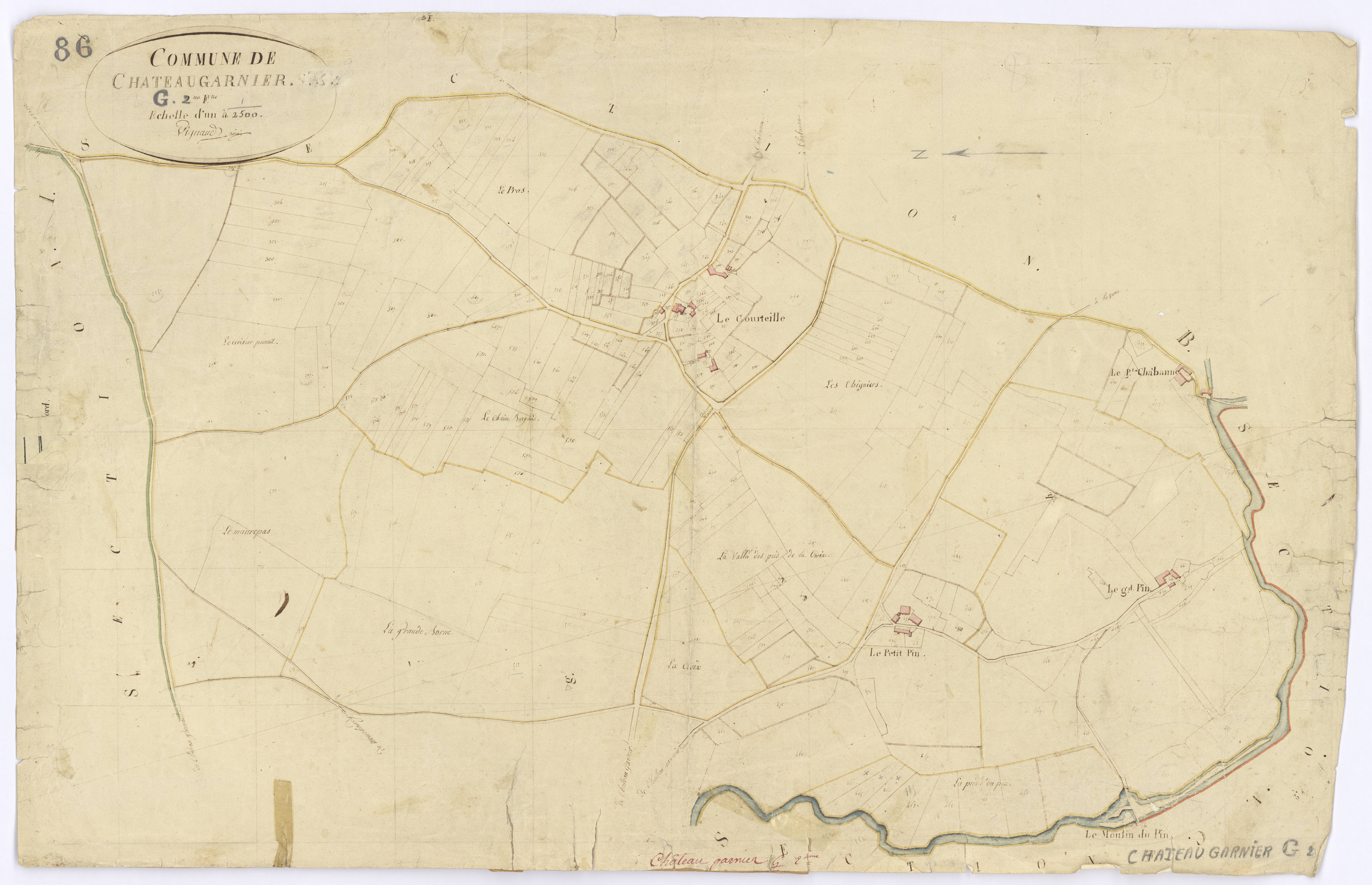 Château-Garnier - FRAD086_cadastre Plans 