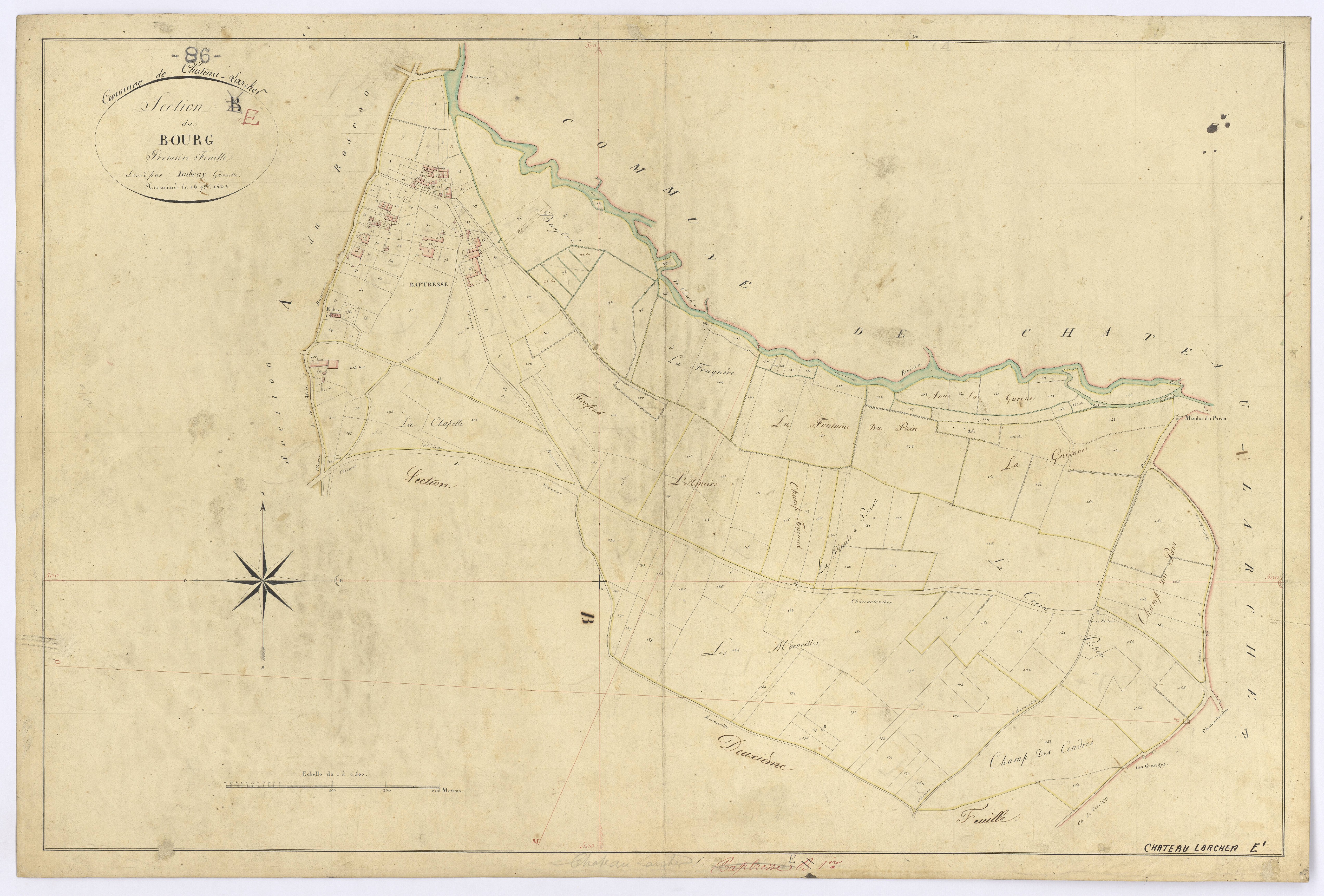 Château-Larcher - FRAD086_cadastre Plans 