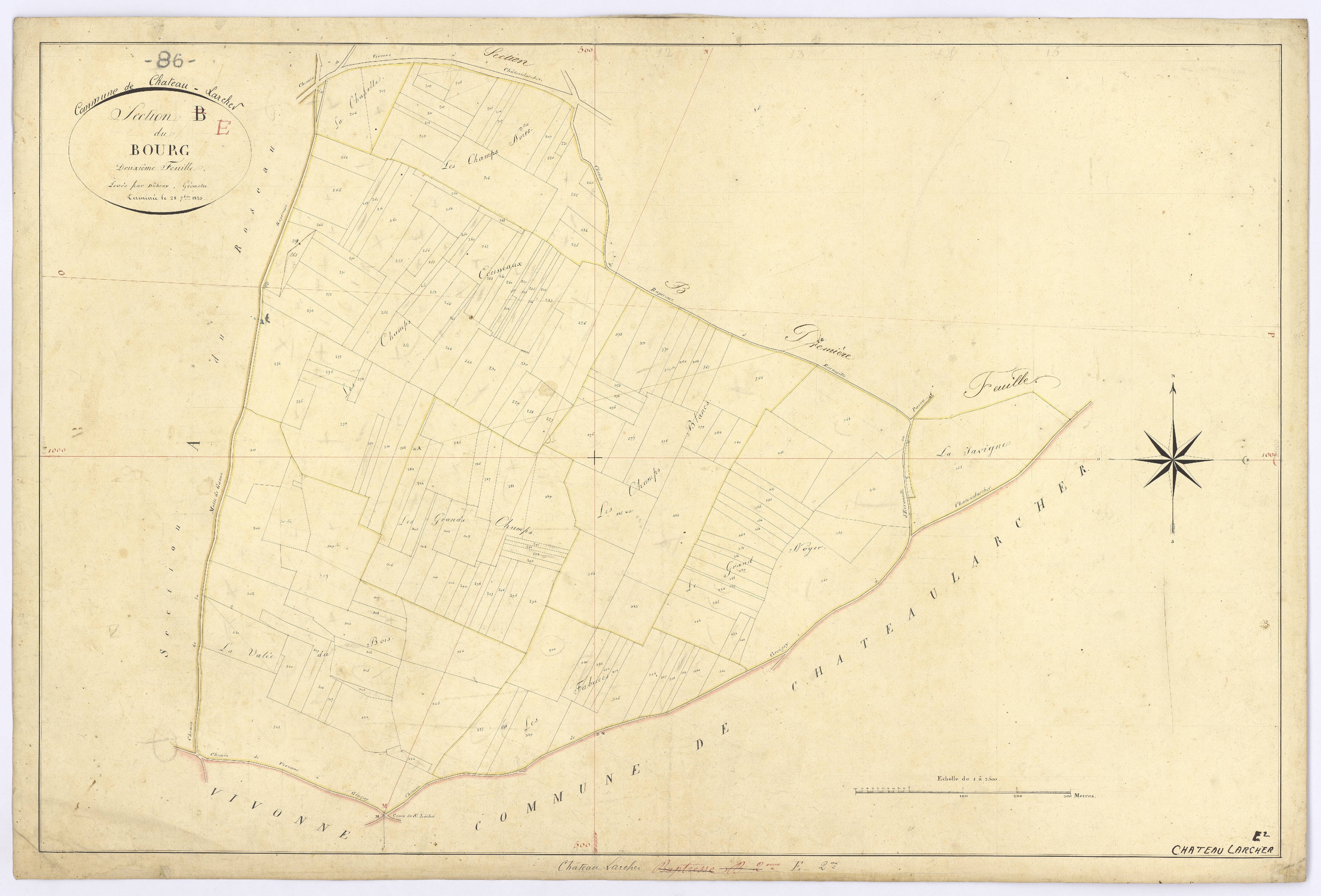 Château-Larcher - FRAD086_cadastre Plans 
