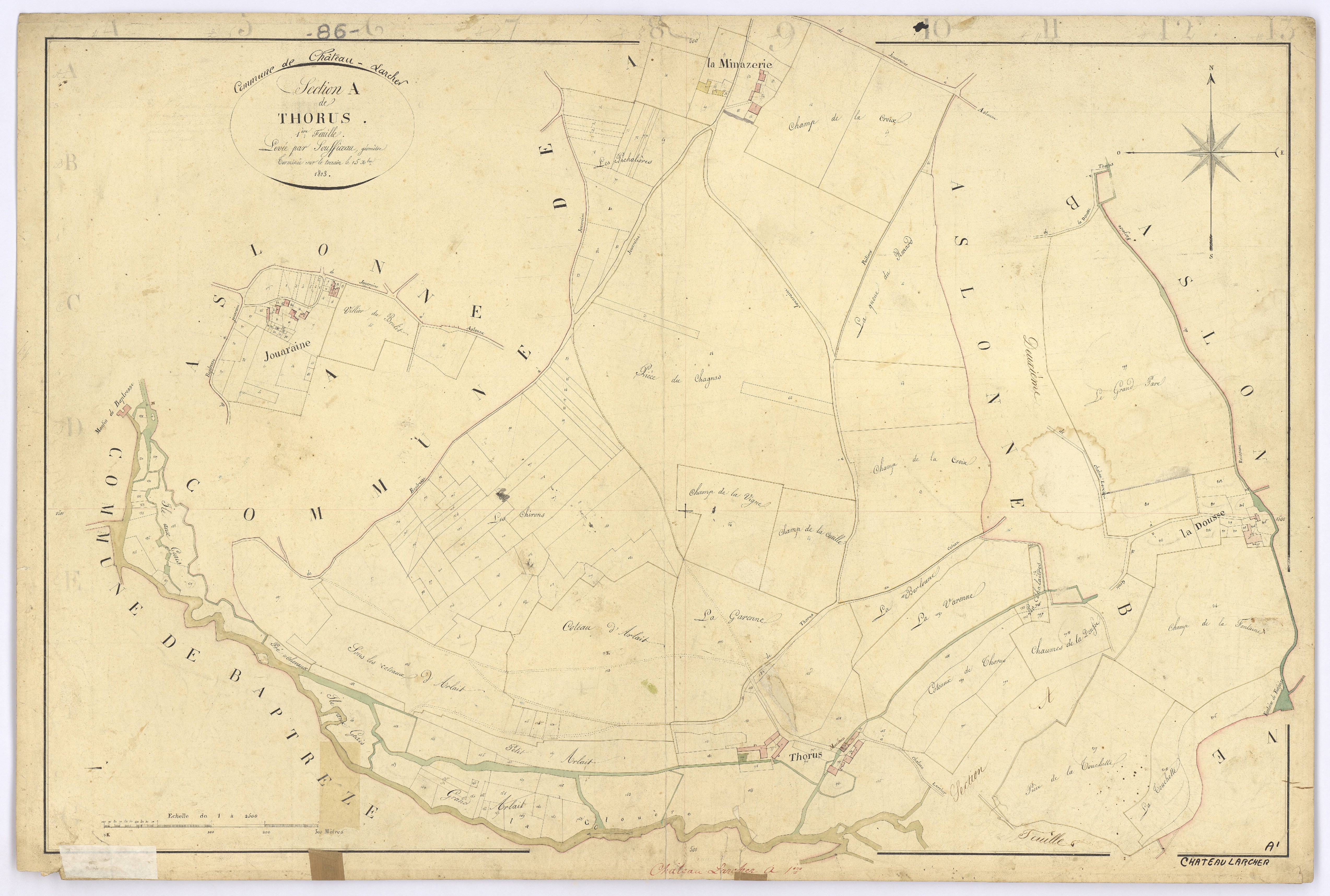 Château-Larcher - FRAD086_cadastre Plans 