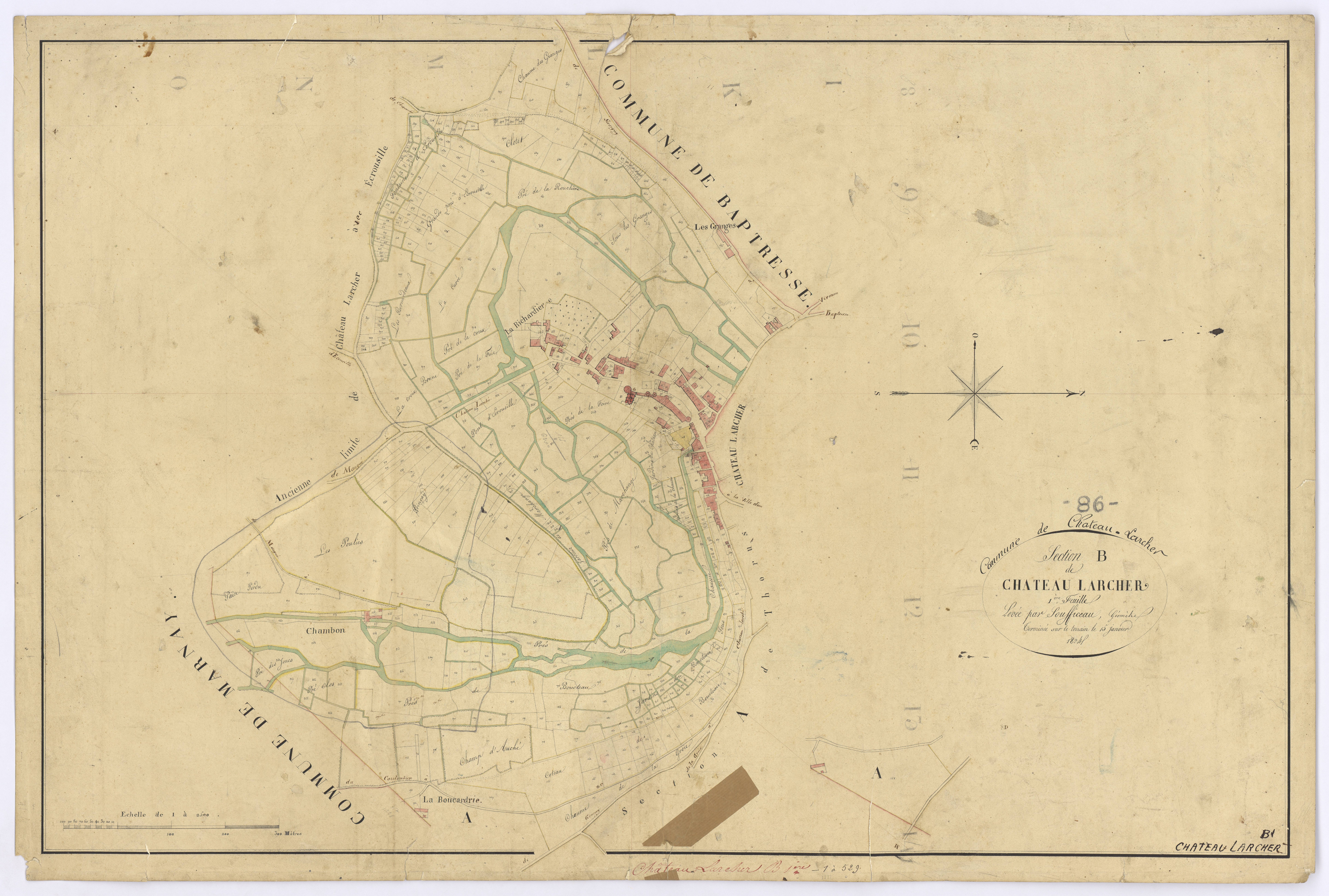 Château-Larcher - FRAD086_cadastre Plans 