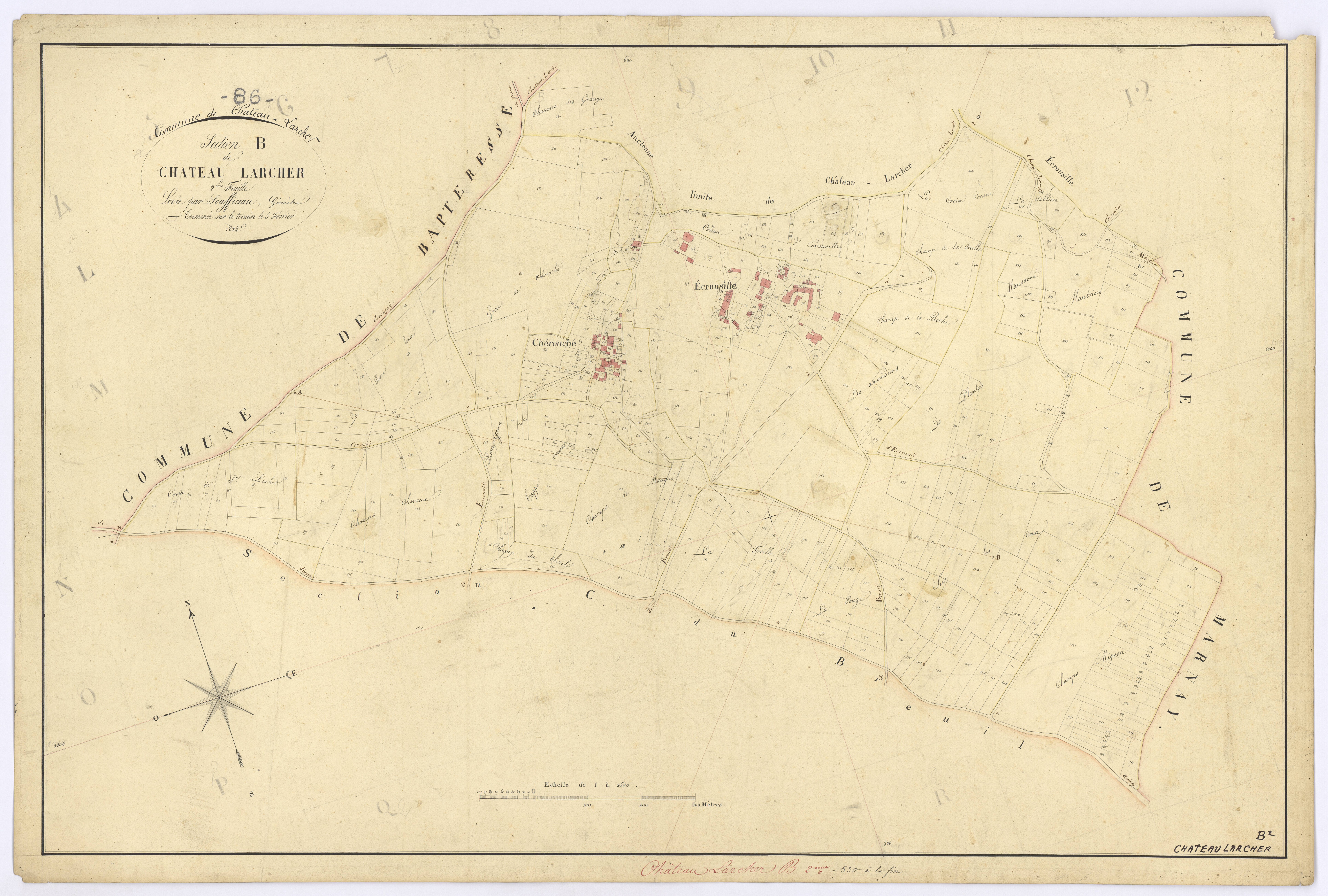 Château-Larcher - FRAD086_cadastre Plans 