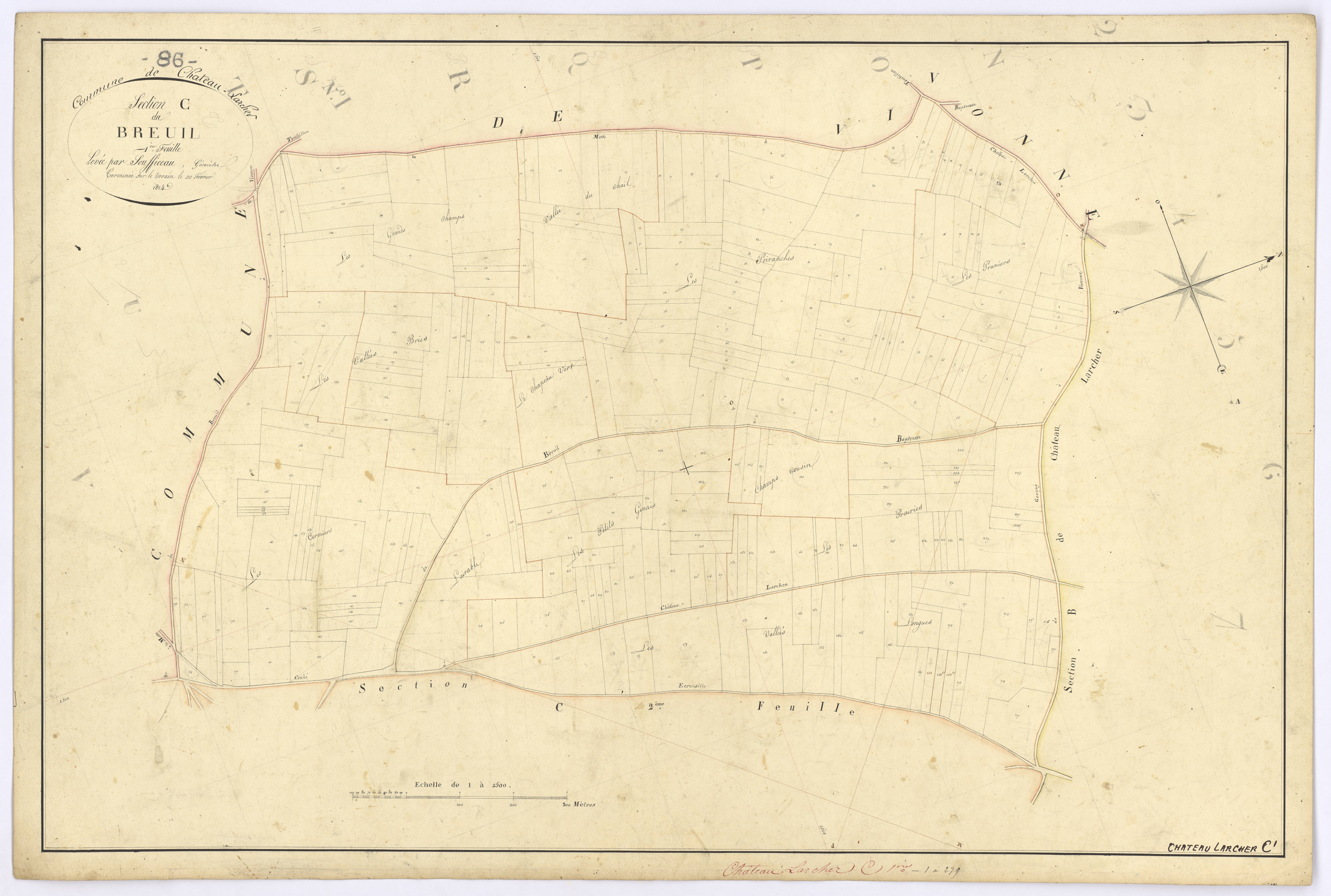 Château-Larcher - FRAD086_cadastre Plans 