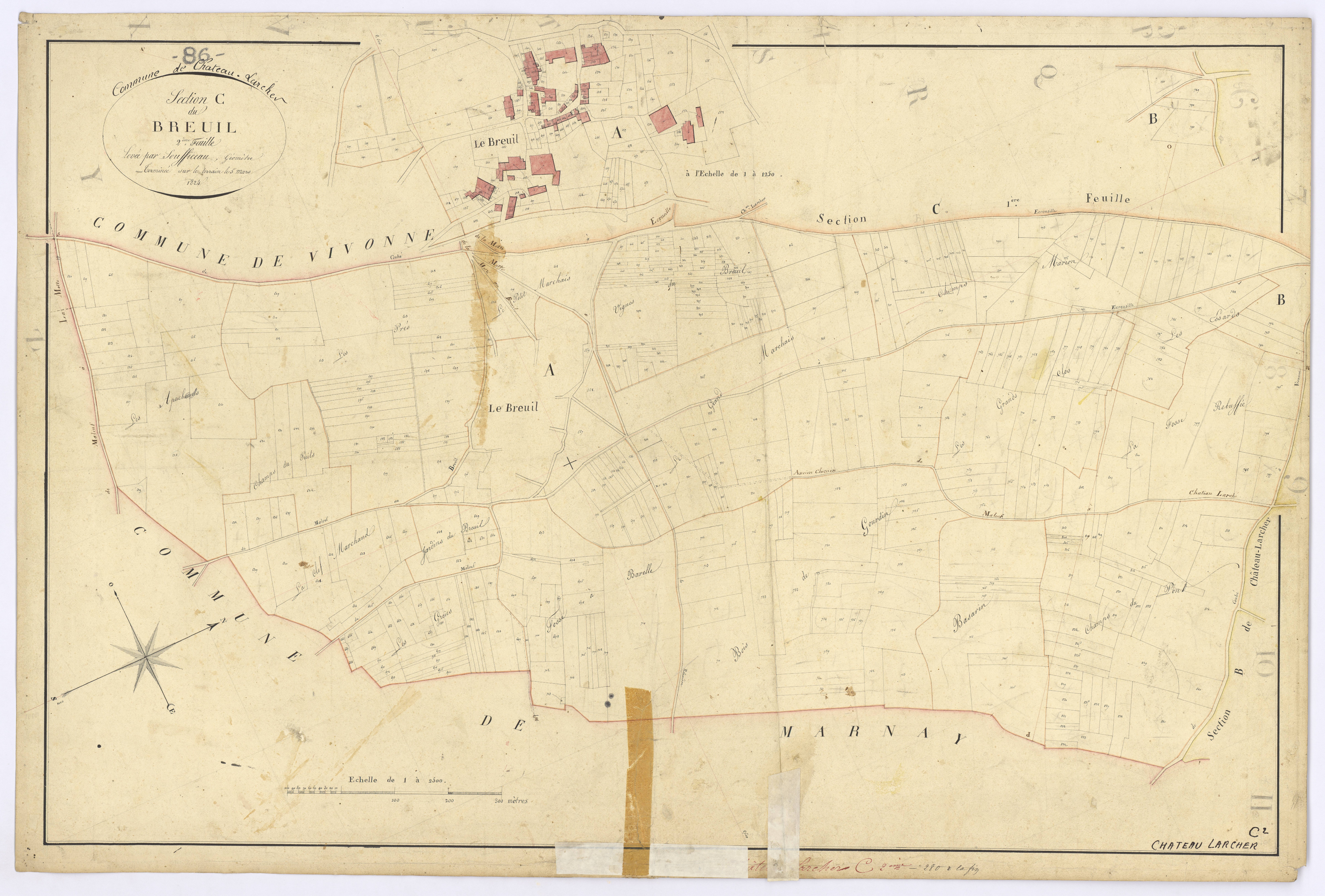 Château-Larcher - FRAD086_cadastre Plans 