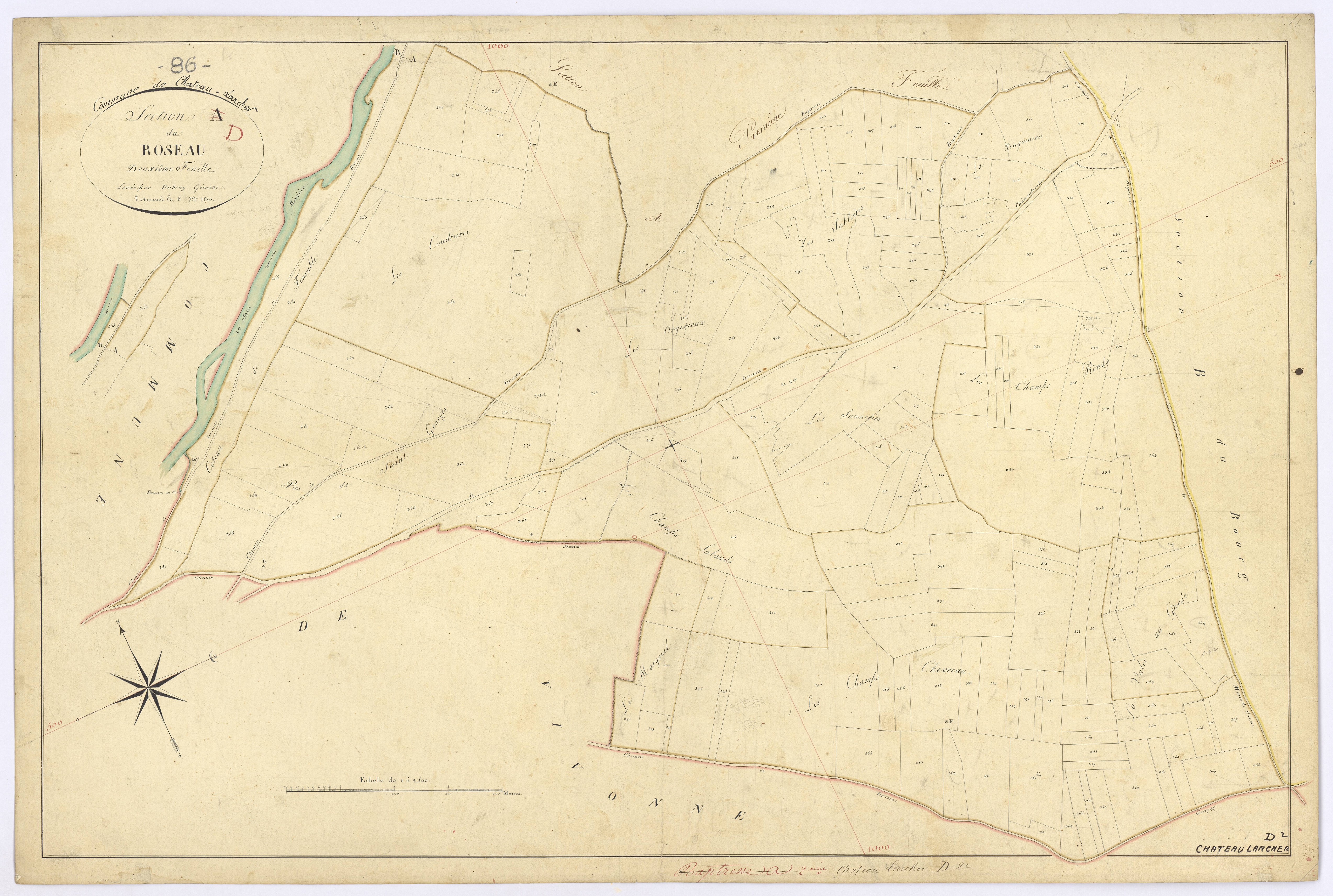Château-Larcher - FRAD086_cadastre Plans 