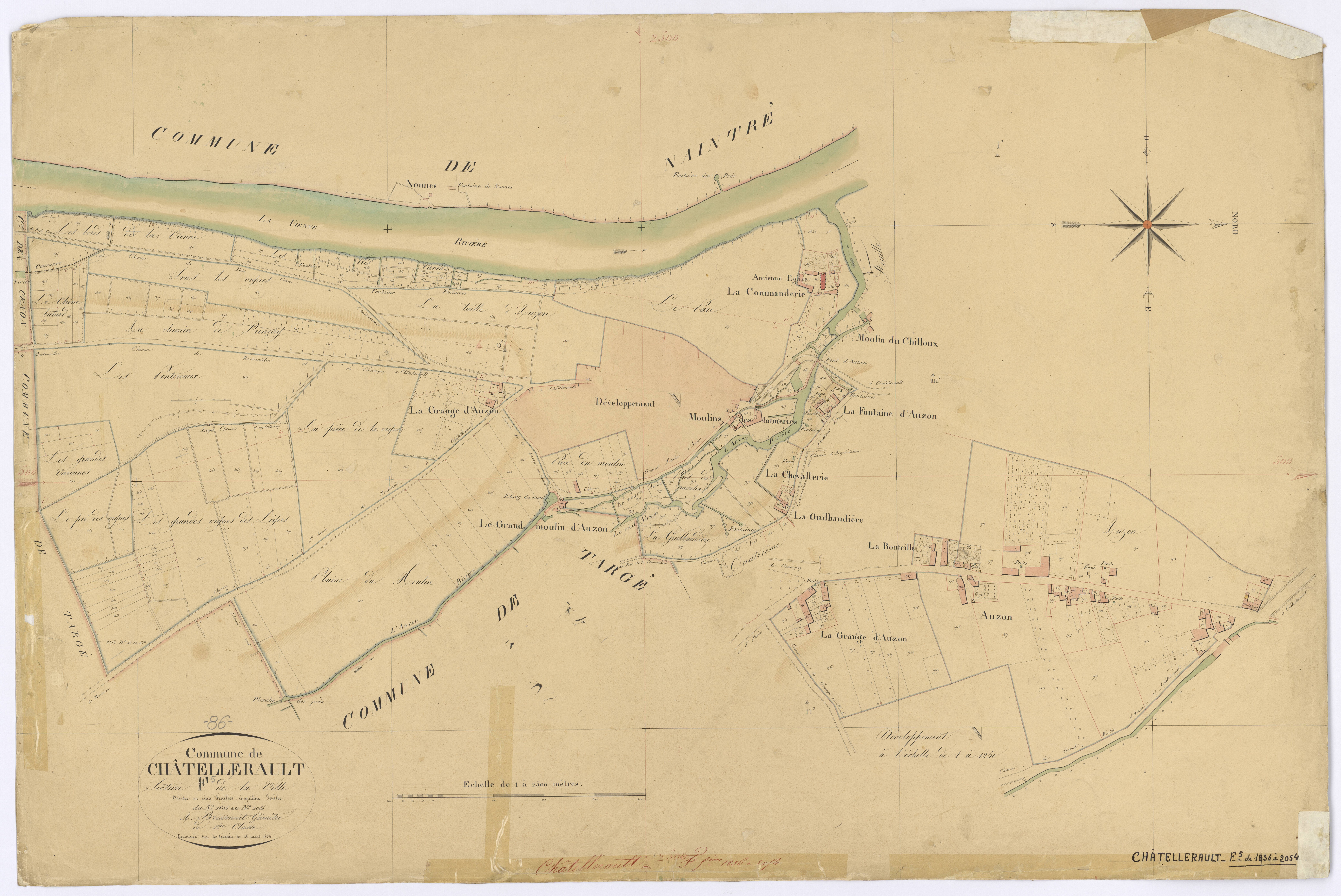 Châtellerault - FRAD086_cadastre Plans 