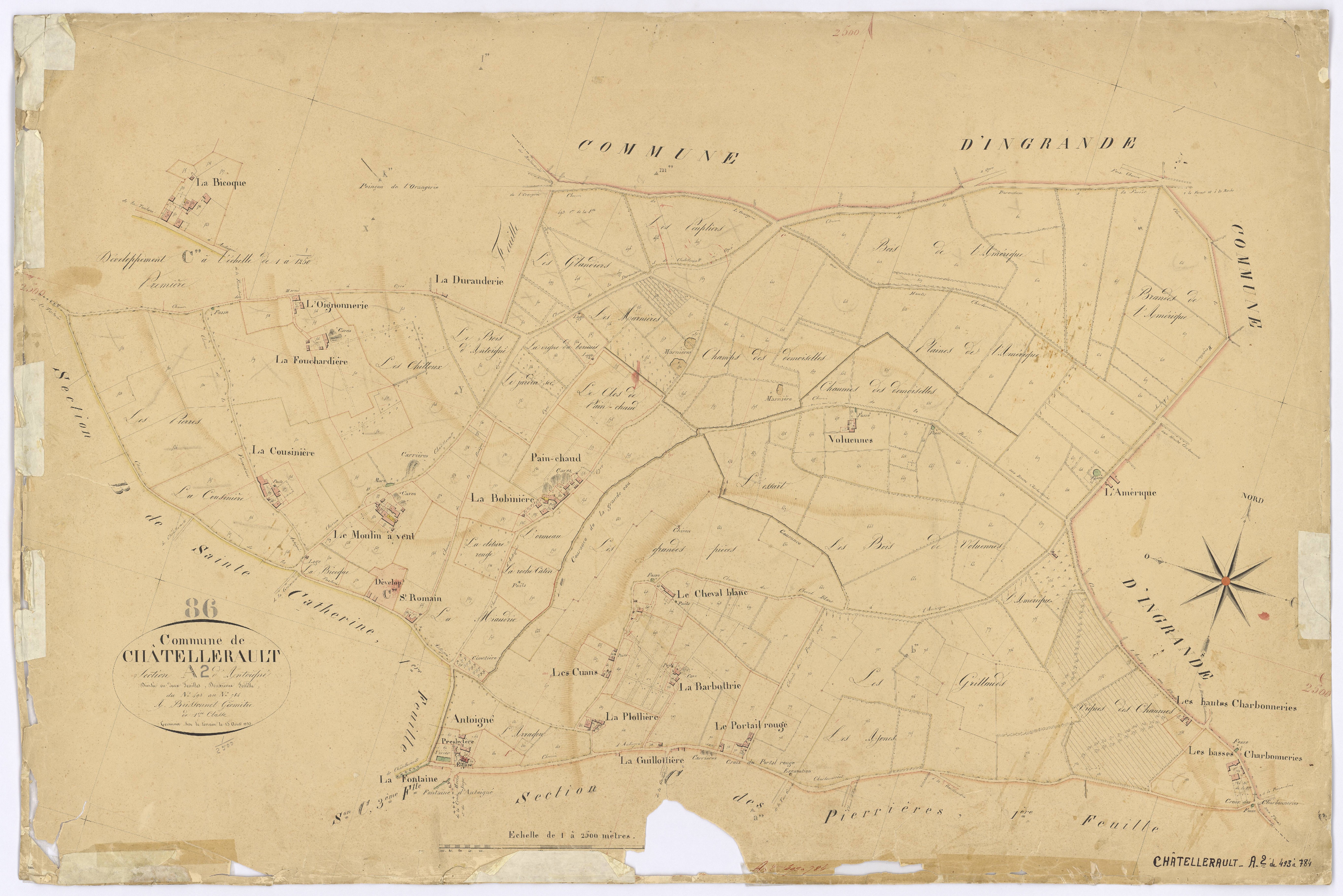 Châtellerault - FRAD086_cadastre Plans 