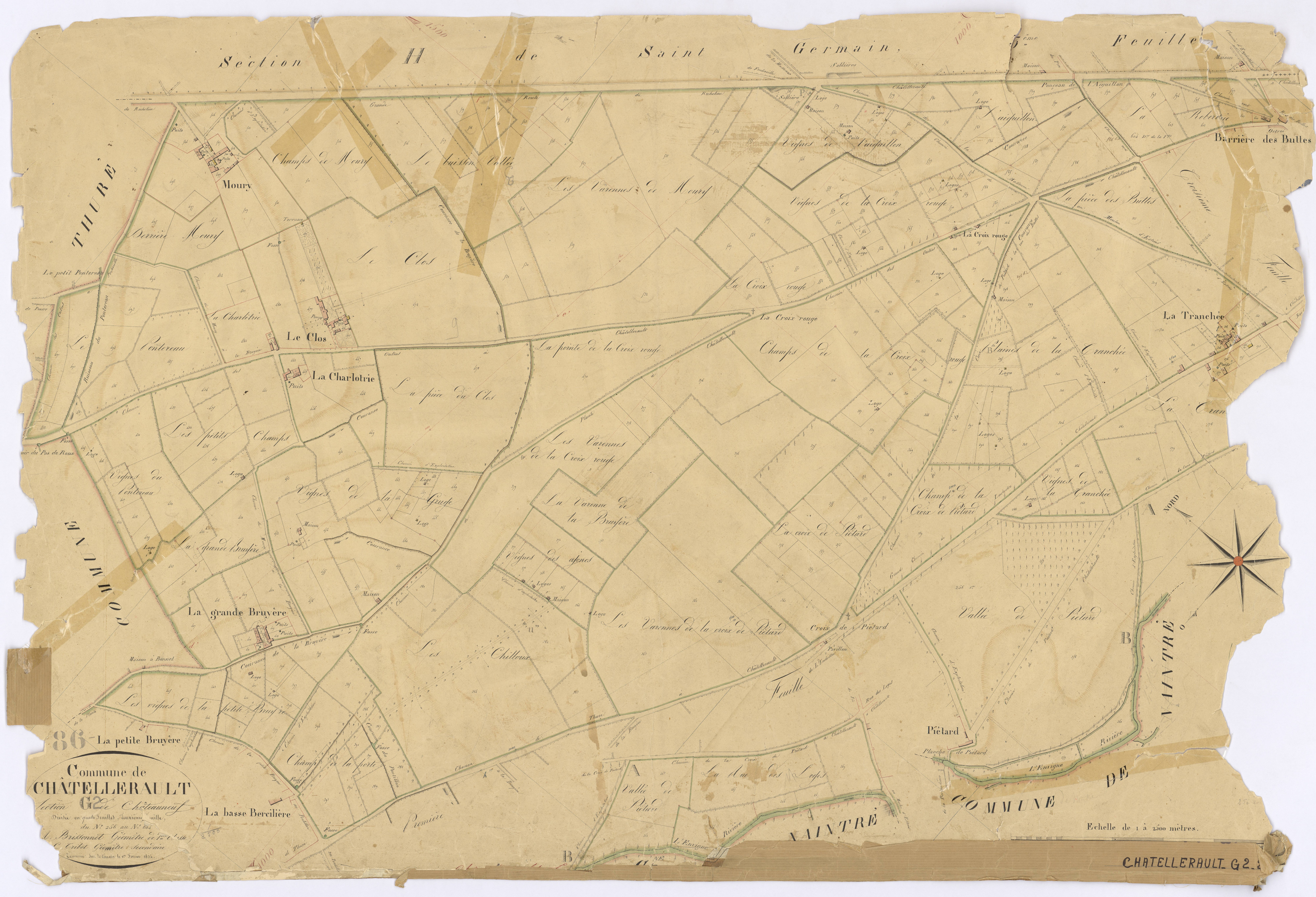 Châtellerault - FRAD086_cadastre Plans 