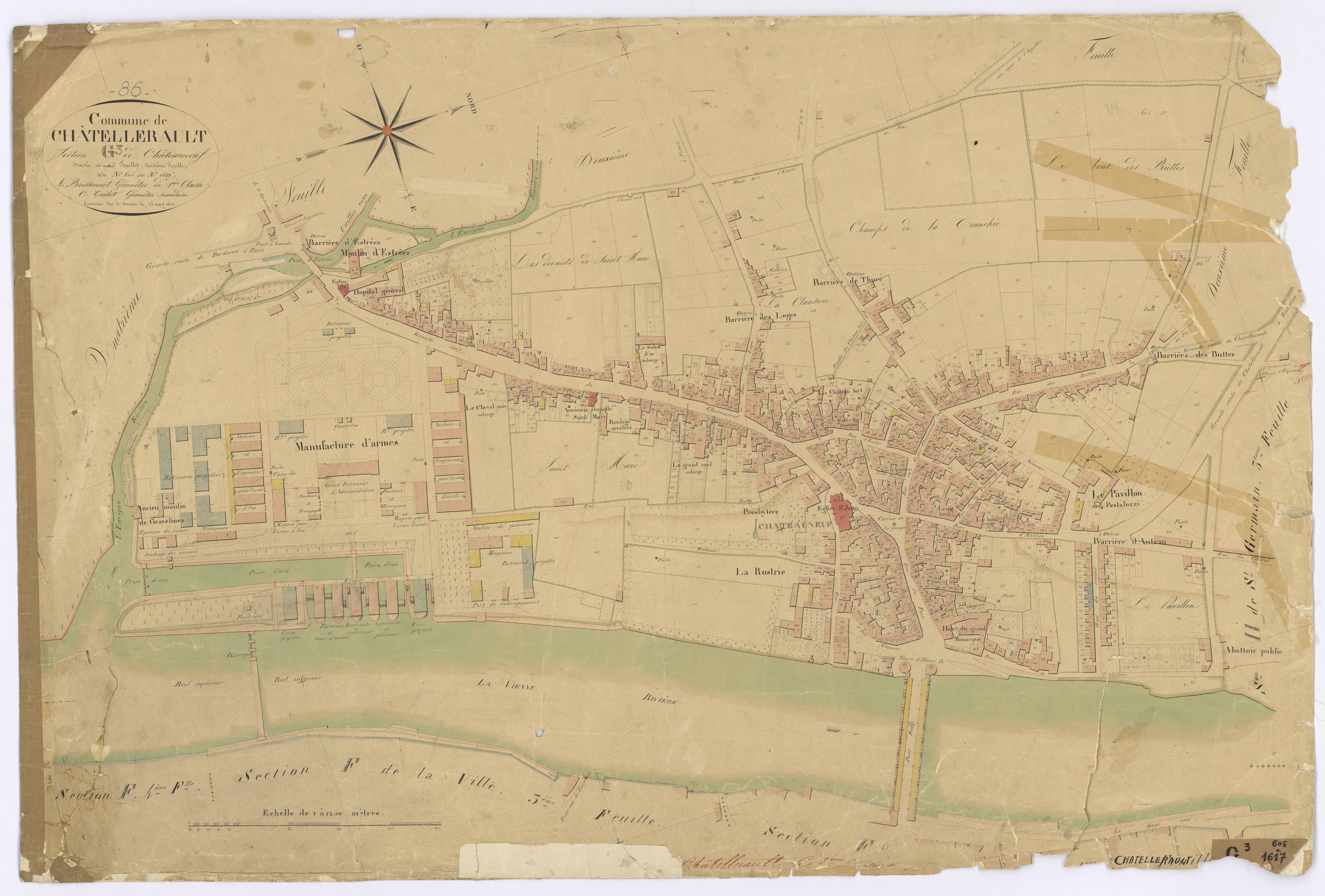 Châtellerault - FRAD086_cadastre Plans 