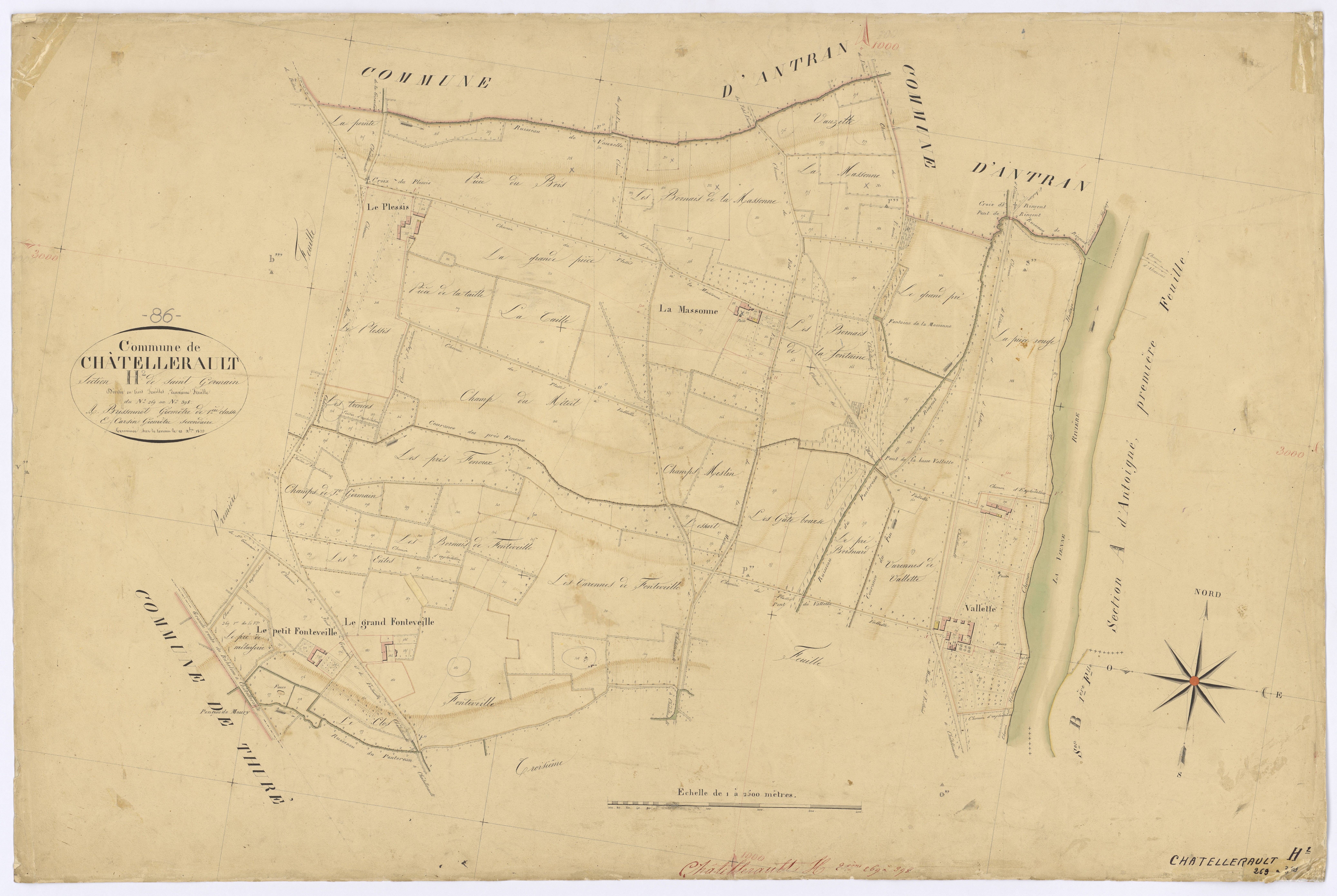 Châtellerault - FRAD086_cadastre Plans 
