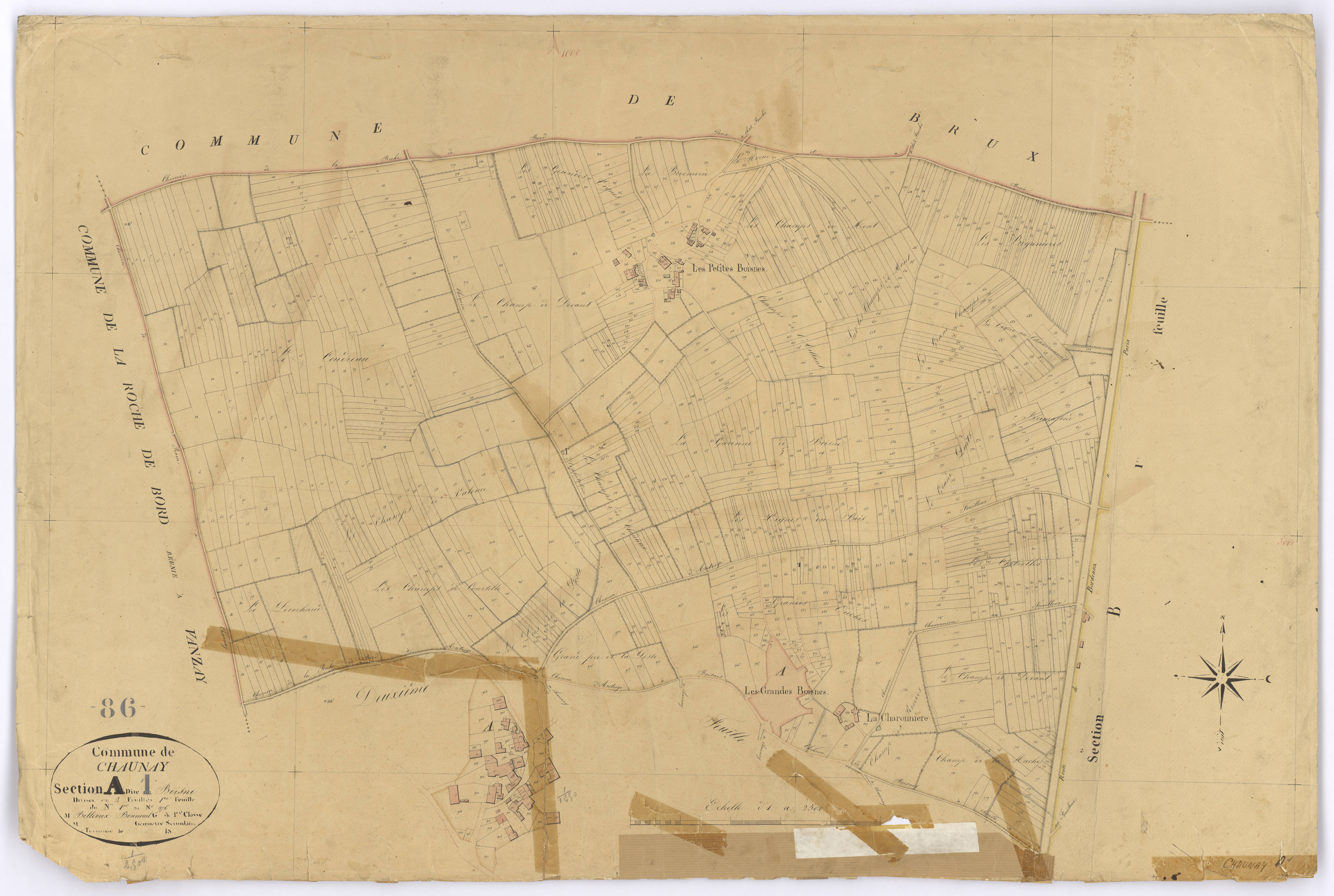 Chaunay - FRAD086_cadastre Plans 