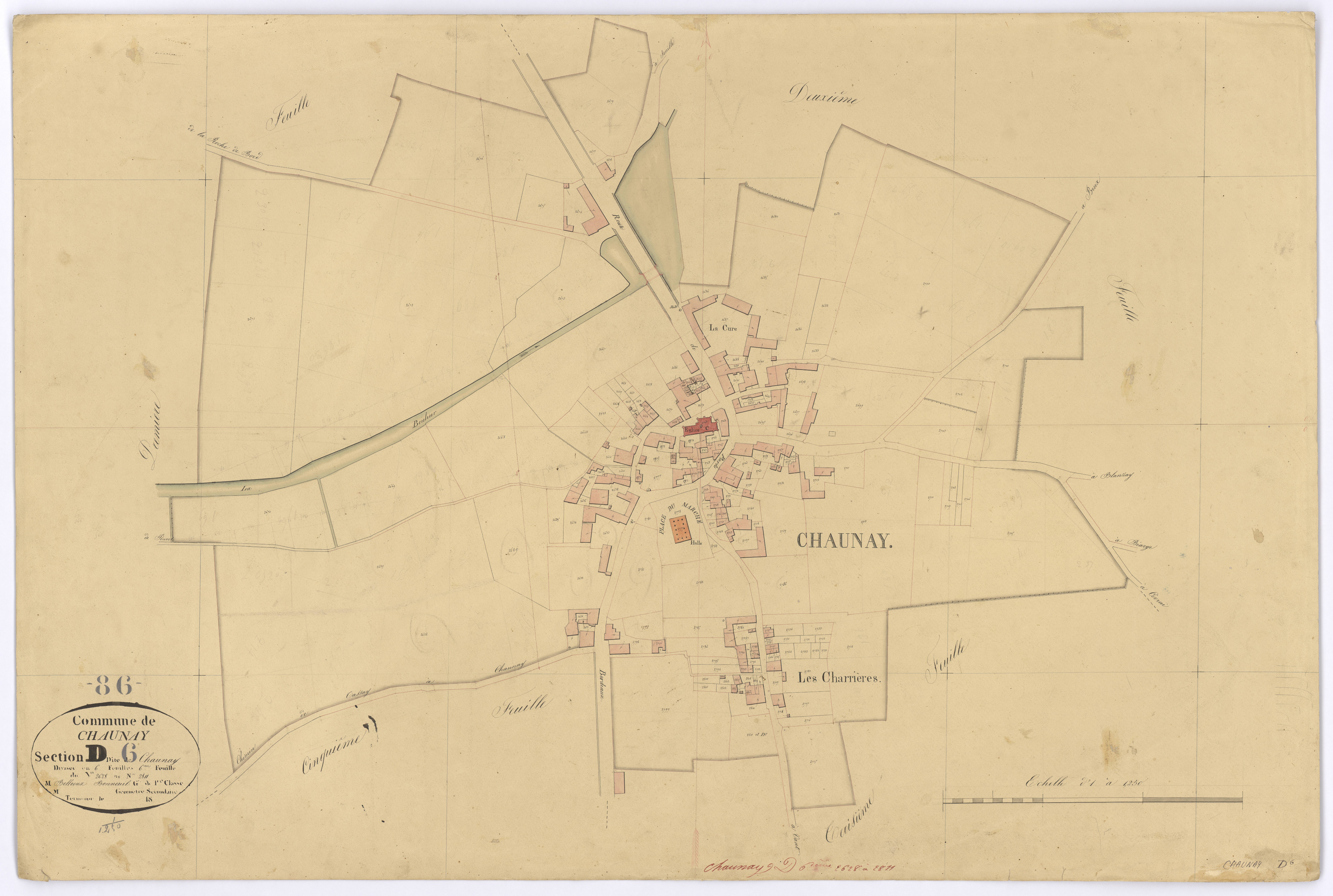 Chaunay - FRAD086_cadastre Plans 