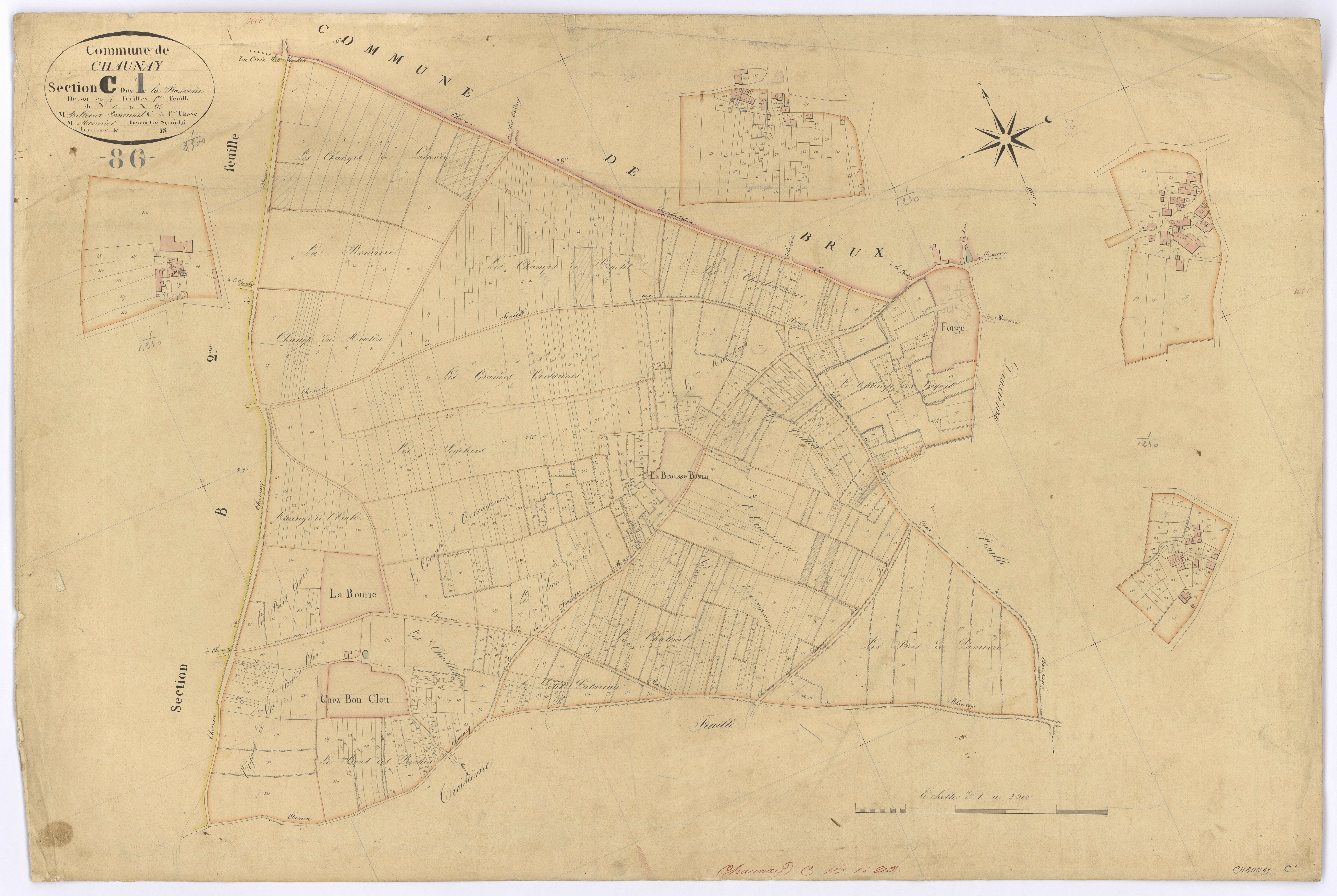 Chaunay - FRAD086_cadastre Plans 