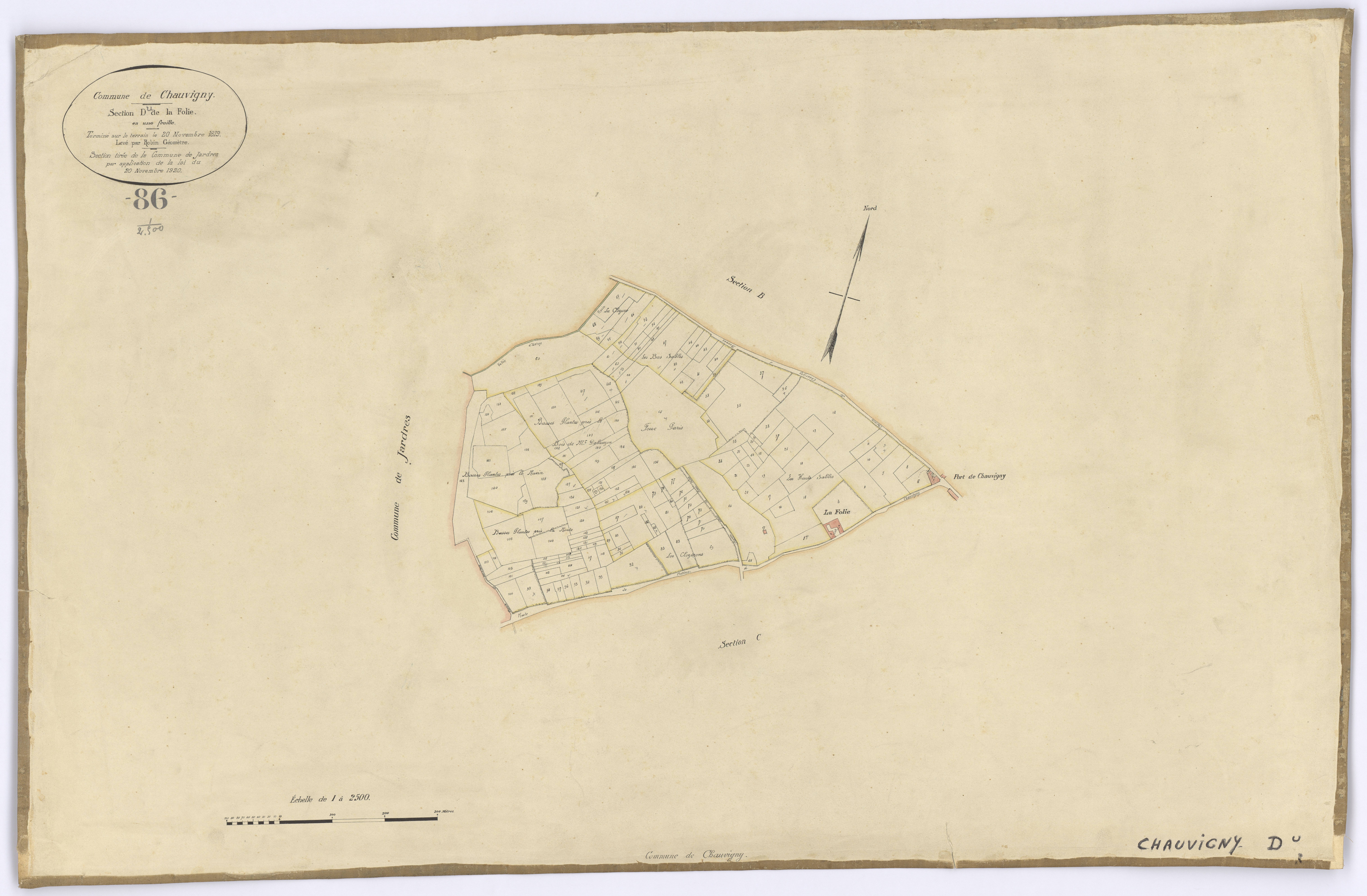 Chauvigny - FRAD086_cadastre Plans 