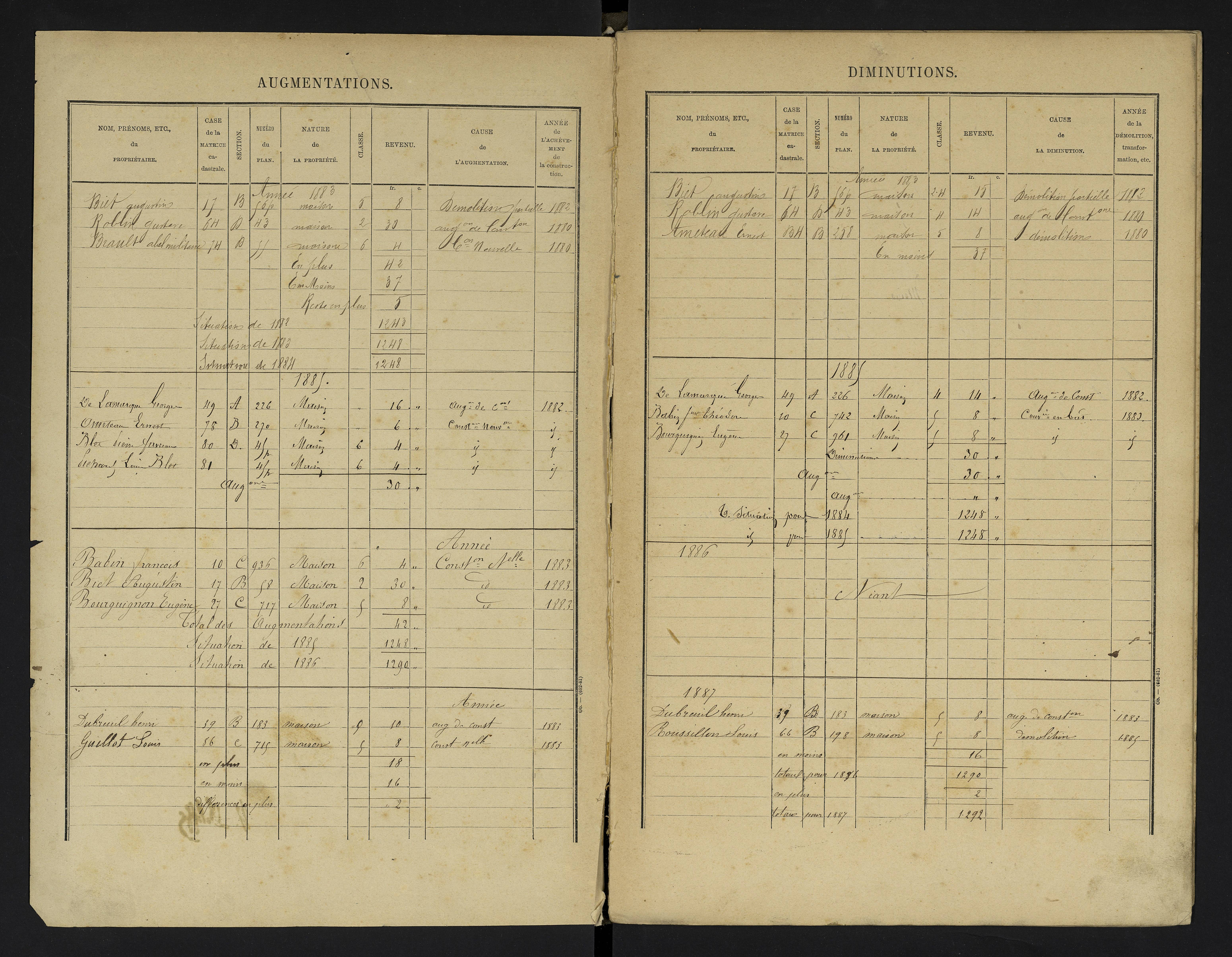 Cheneché - FRAD086_cadastre Cases 1-104 