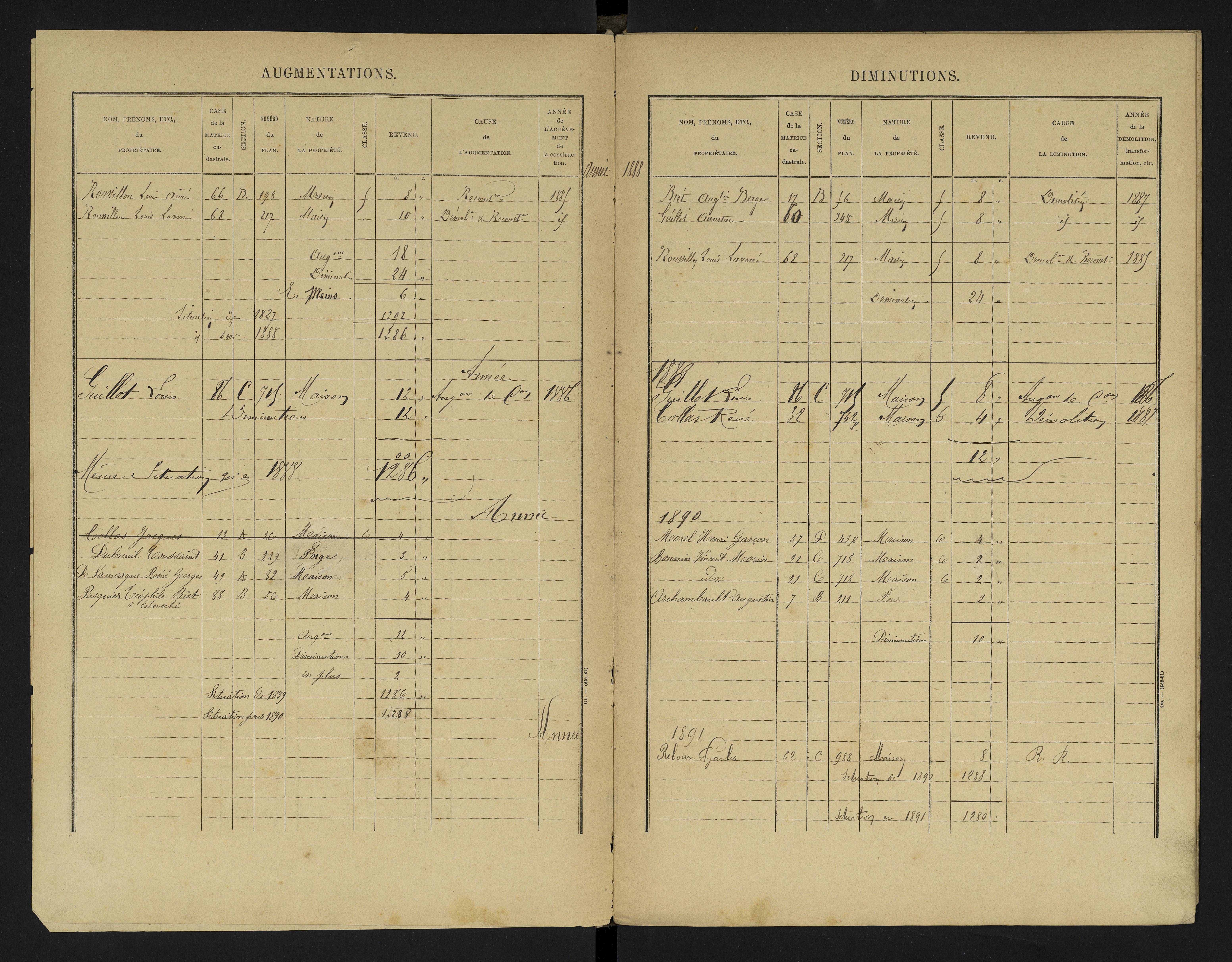 Cheneché - FRAD086_cadastre Cases 1-104 