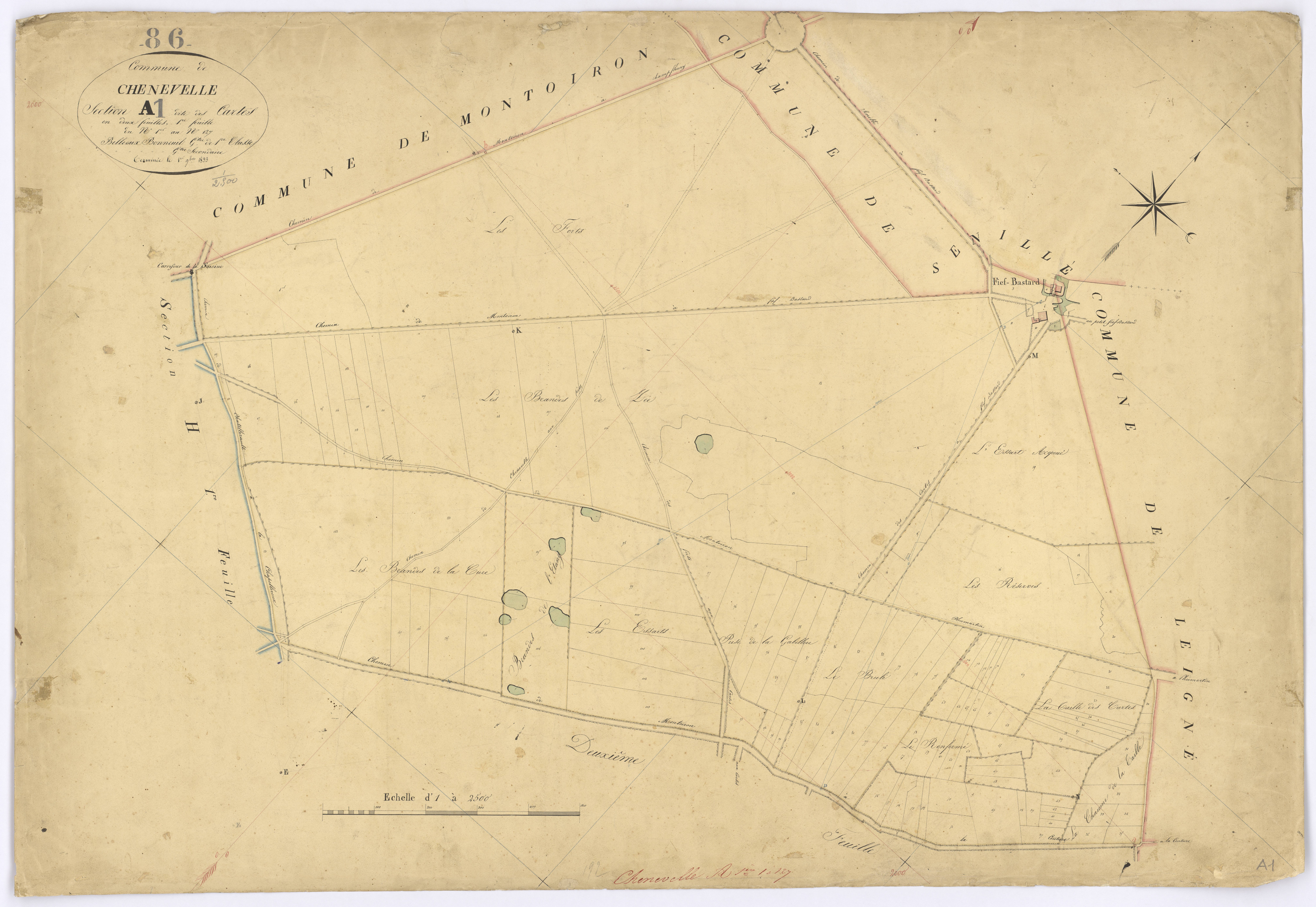 Chenevelles - FRAD086_cadastre Plans 