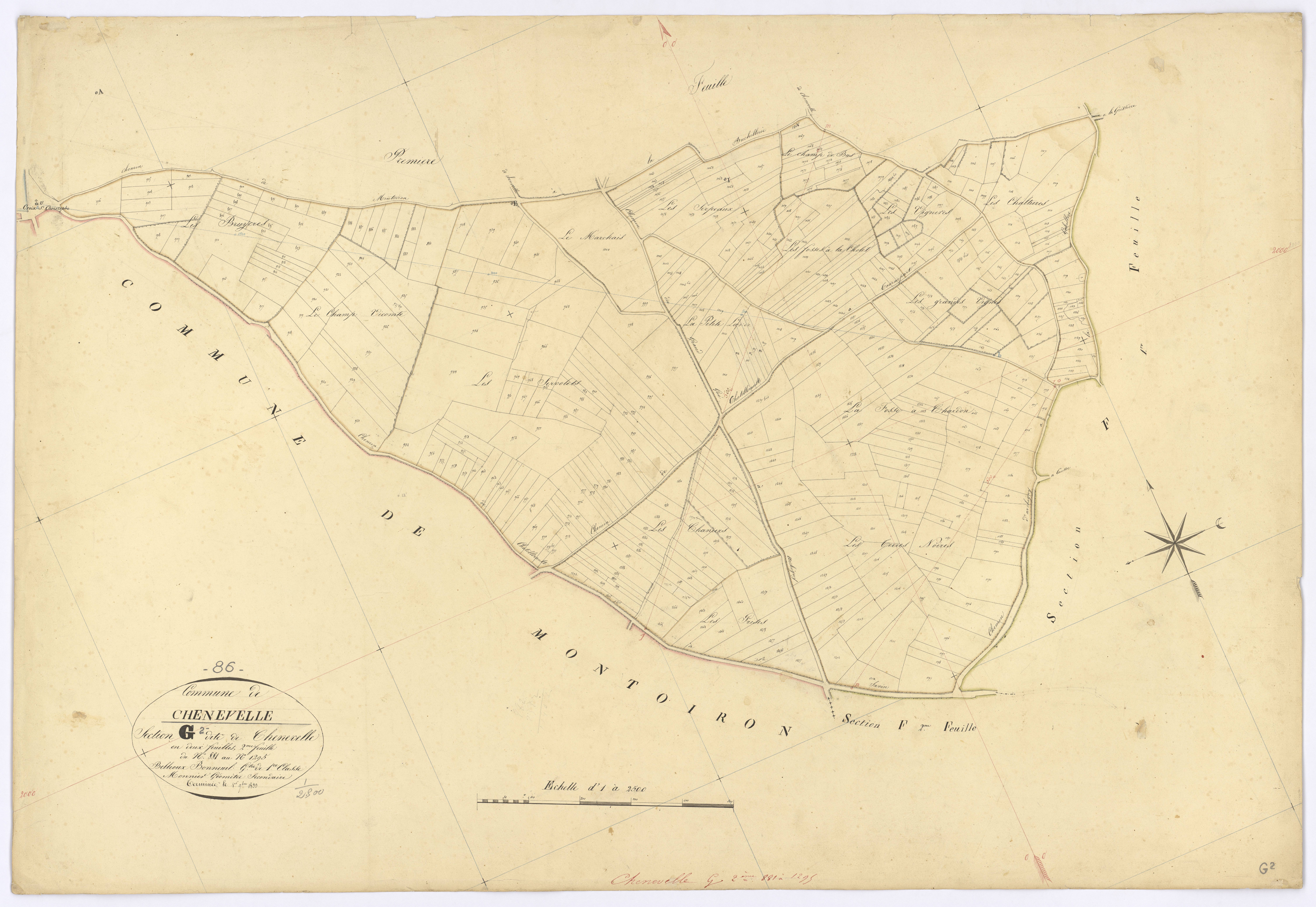 Chenevelles - FRAD086_cadastre Plans 
