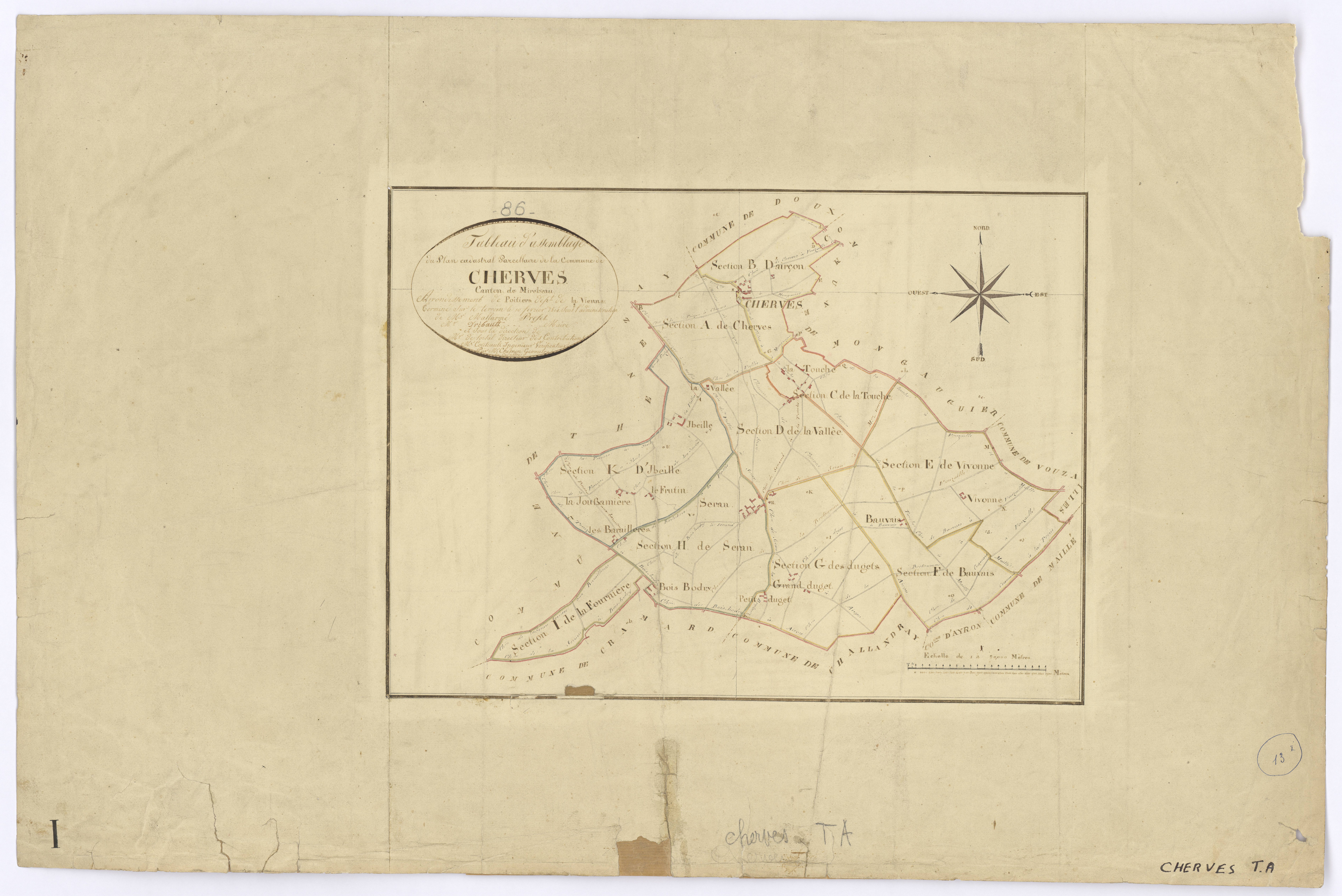 Cherves - FRAD086_cadastre Plans 