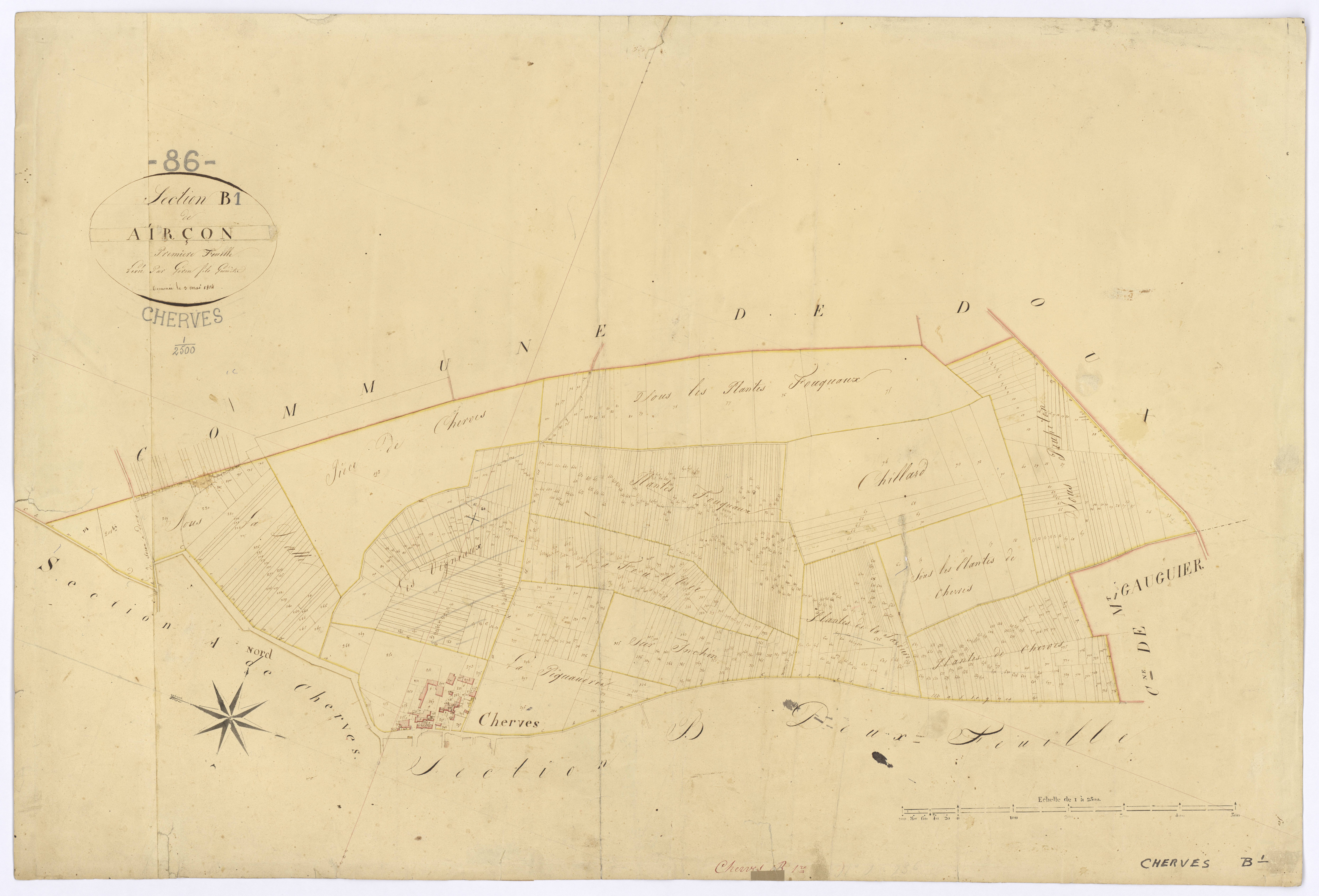 Cherves - FRAD086_cadastre Plans 