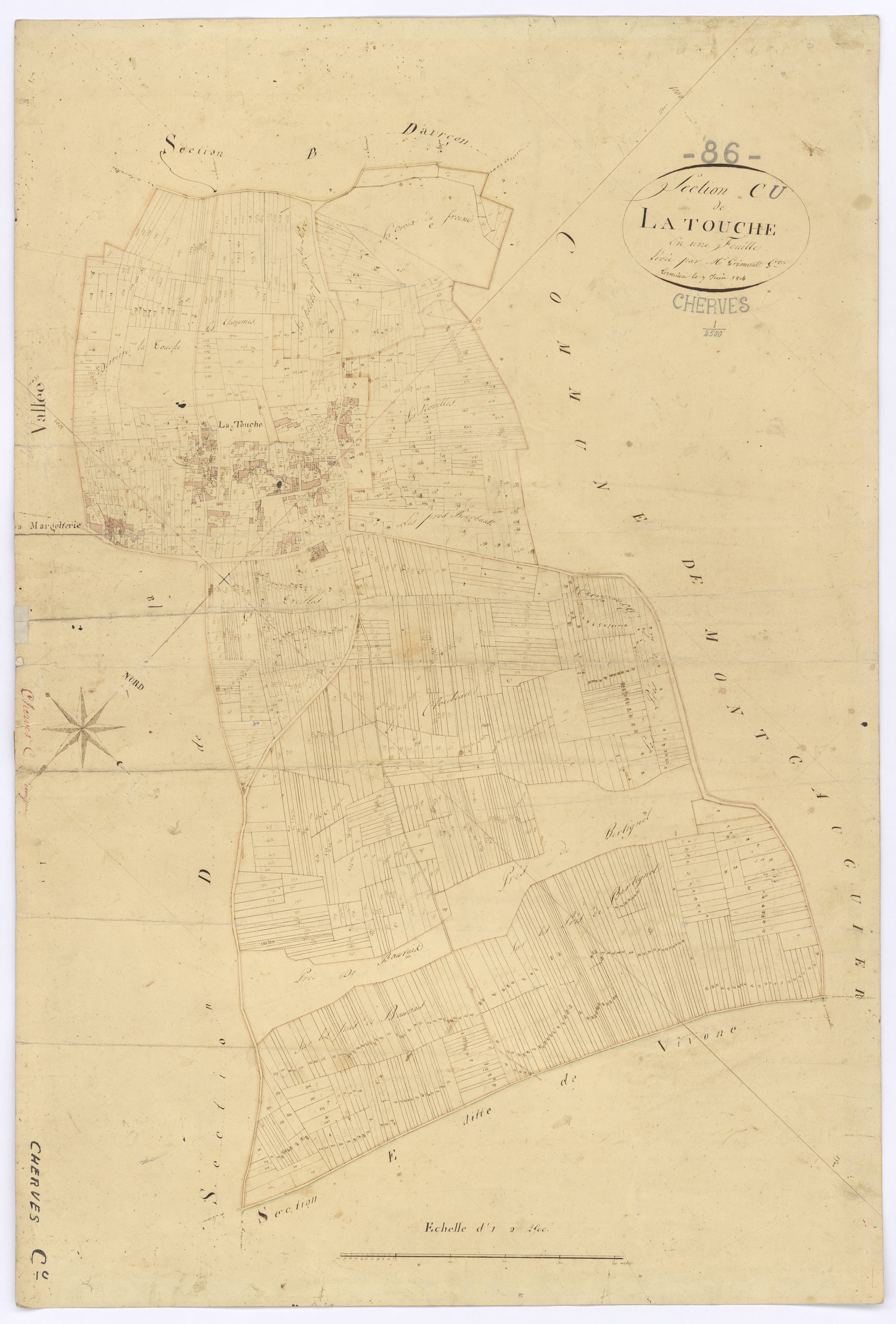 Cherves - FRAD086_cadastre Plans 