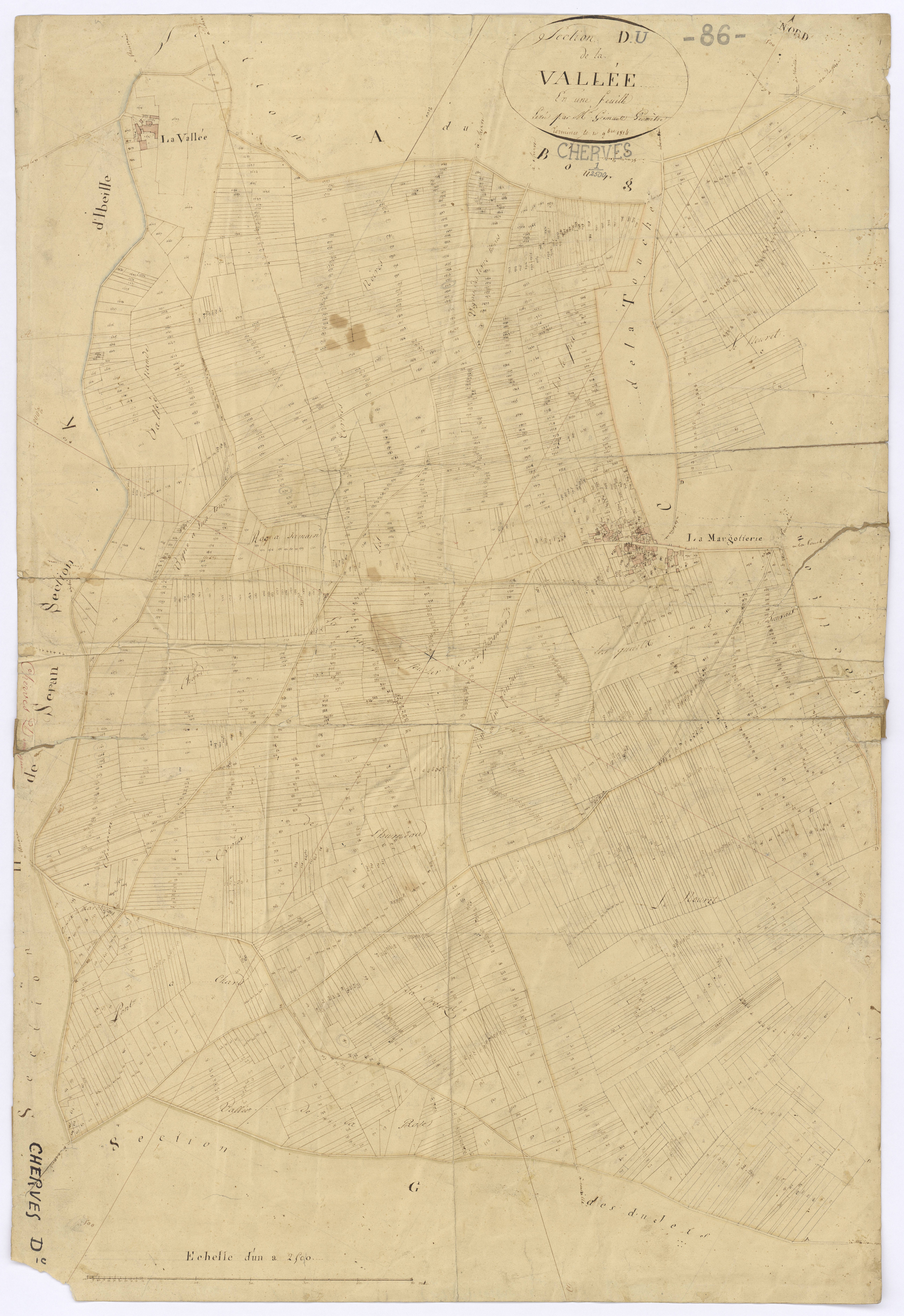 Cherves - FRAD086_cadastre Plans 