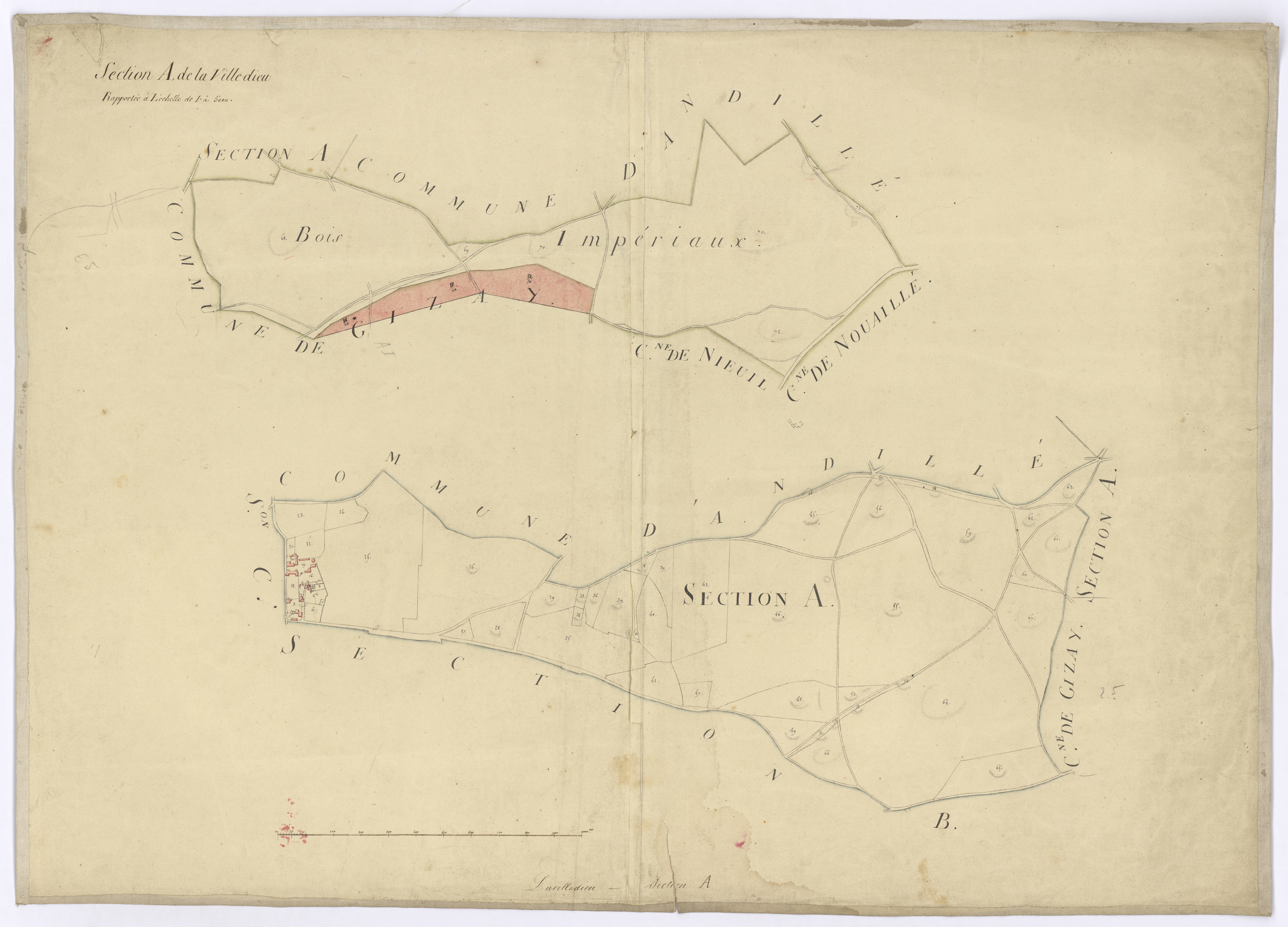 La Villedieu-du-Clain - FRAD086_cadastre Plans 