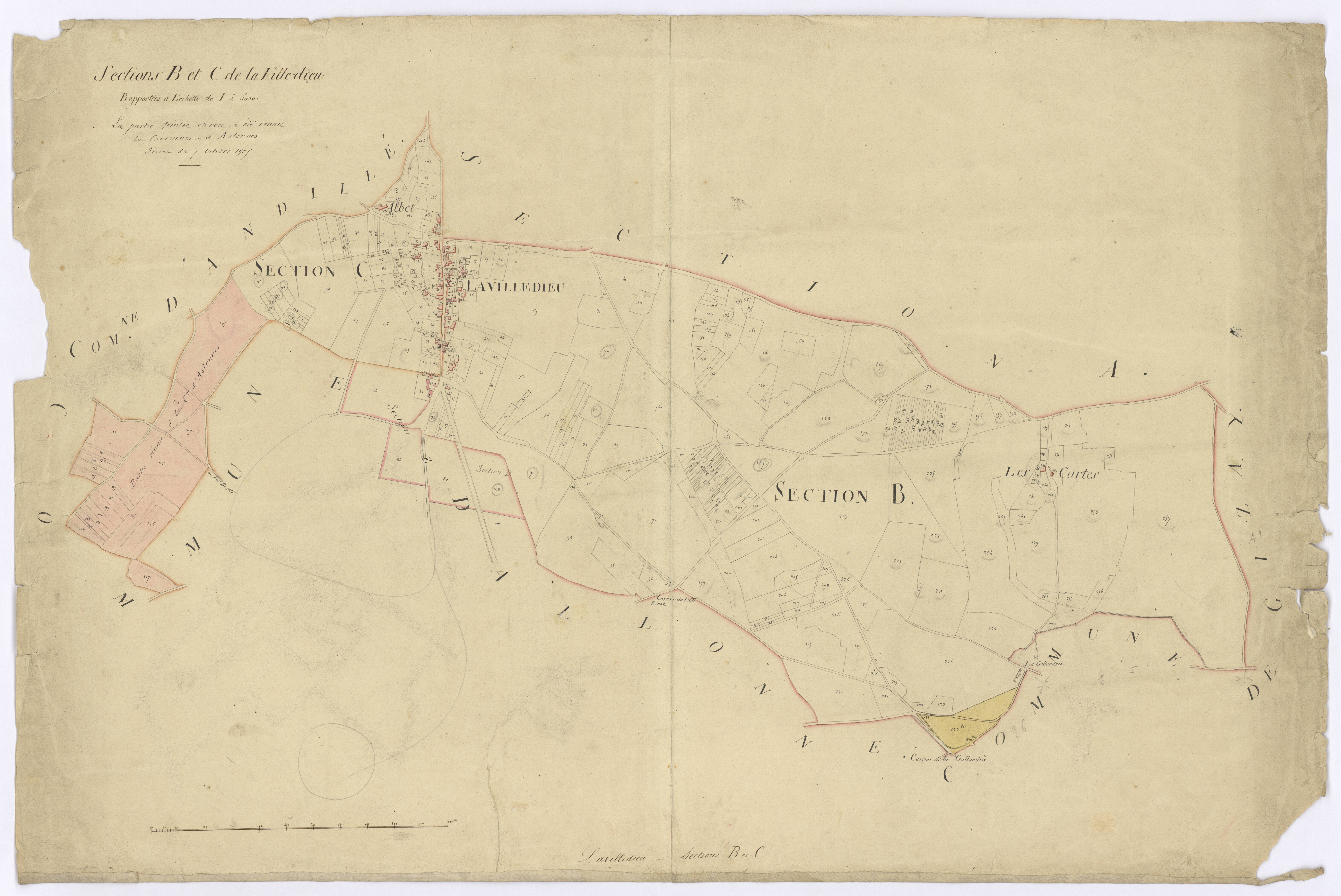 La Villedieu-du-Clain - FRAD086_cadastre Plans 