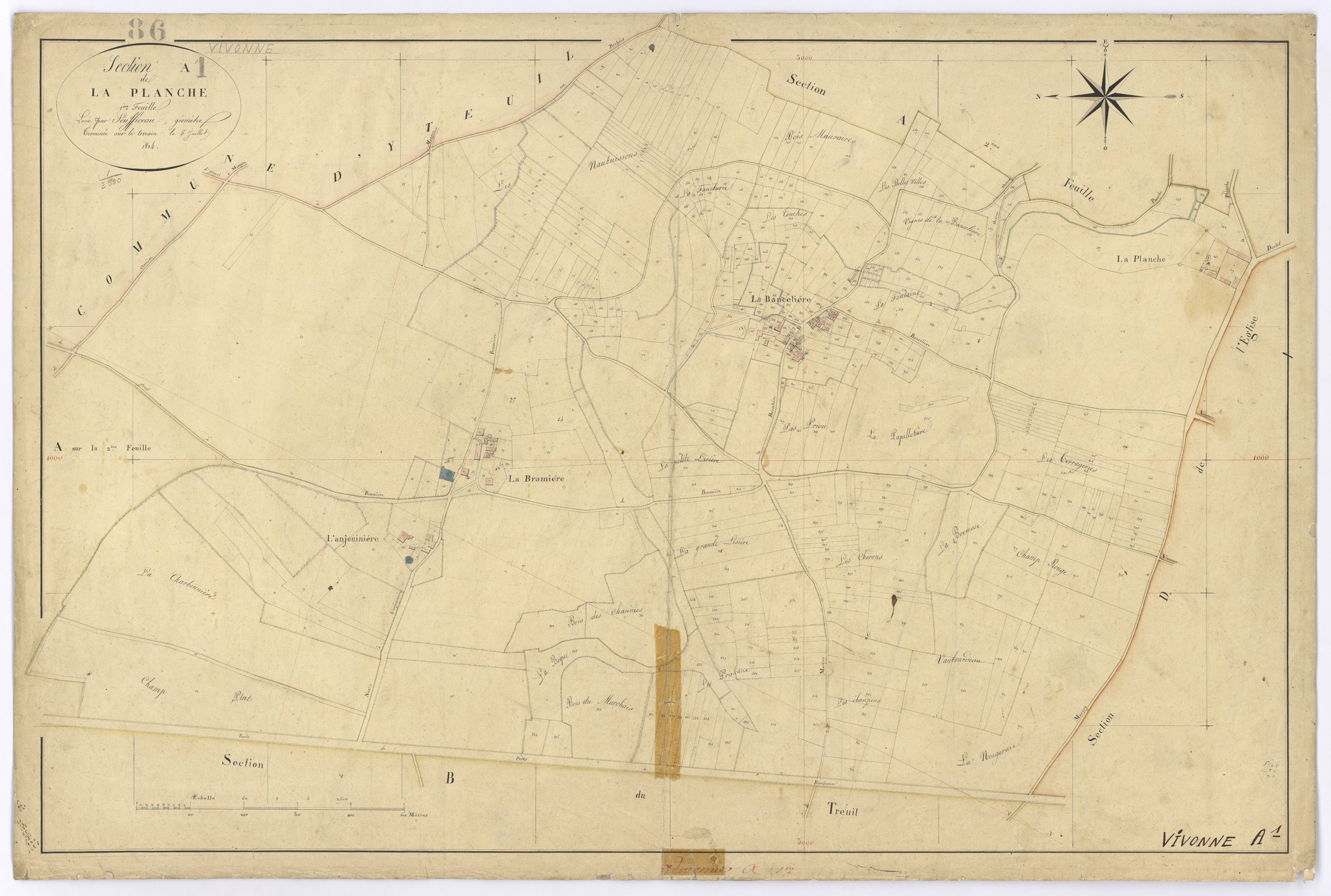 Vivonne - FRAD086_cadastre Plans 