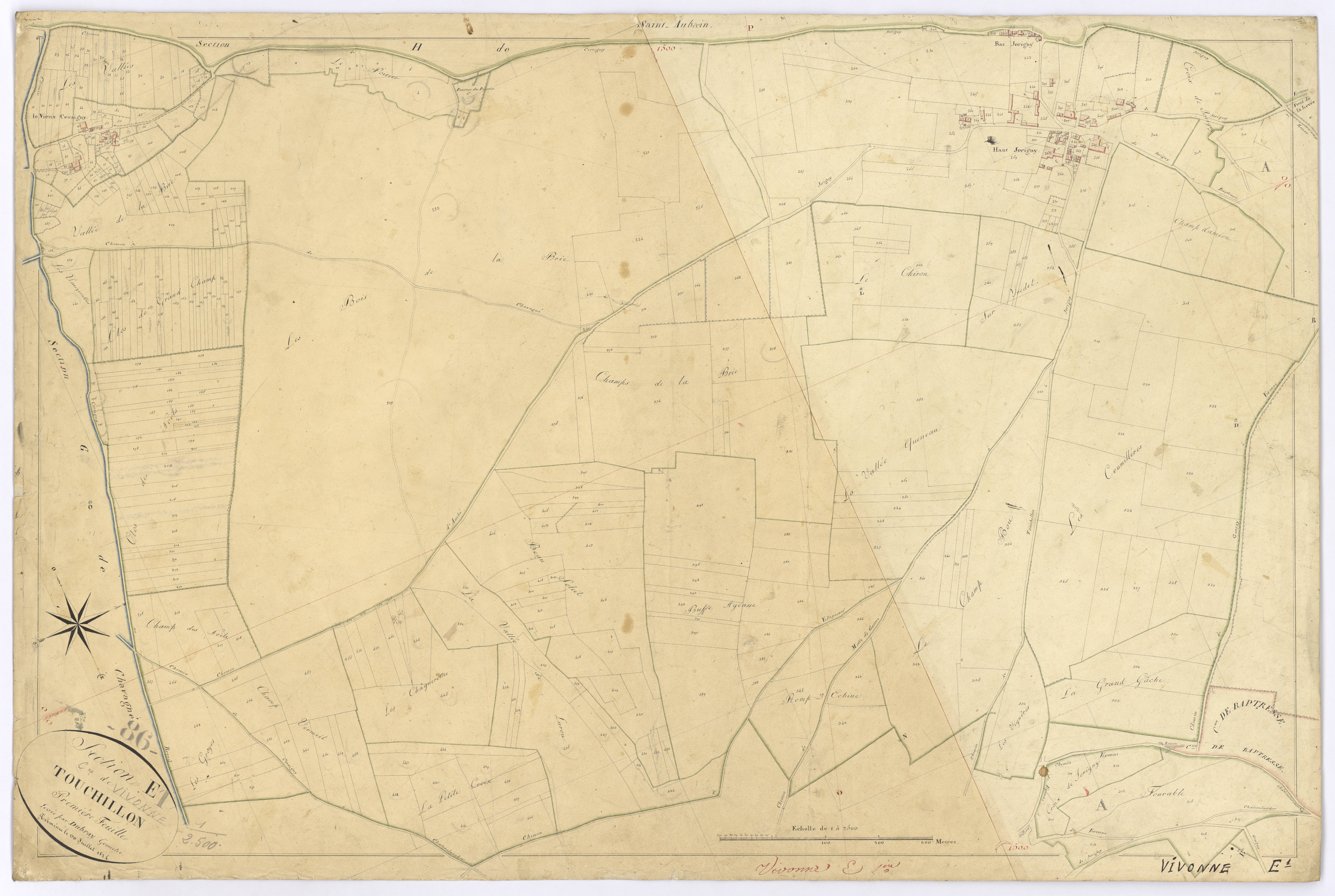 Vivonne - FRAD086_cadastre Plans 