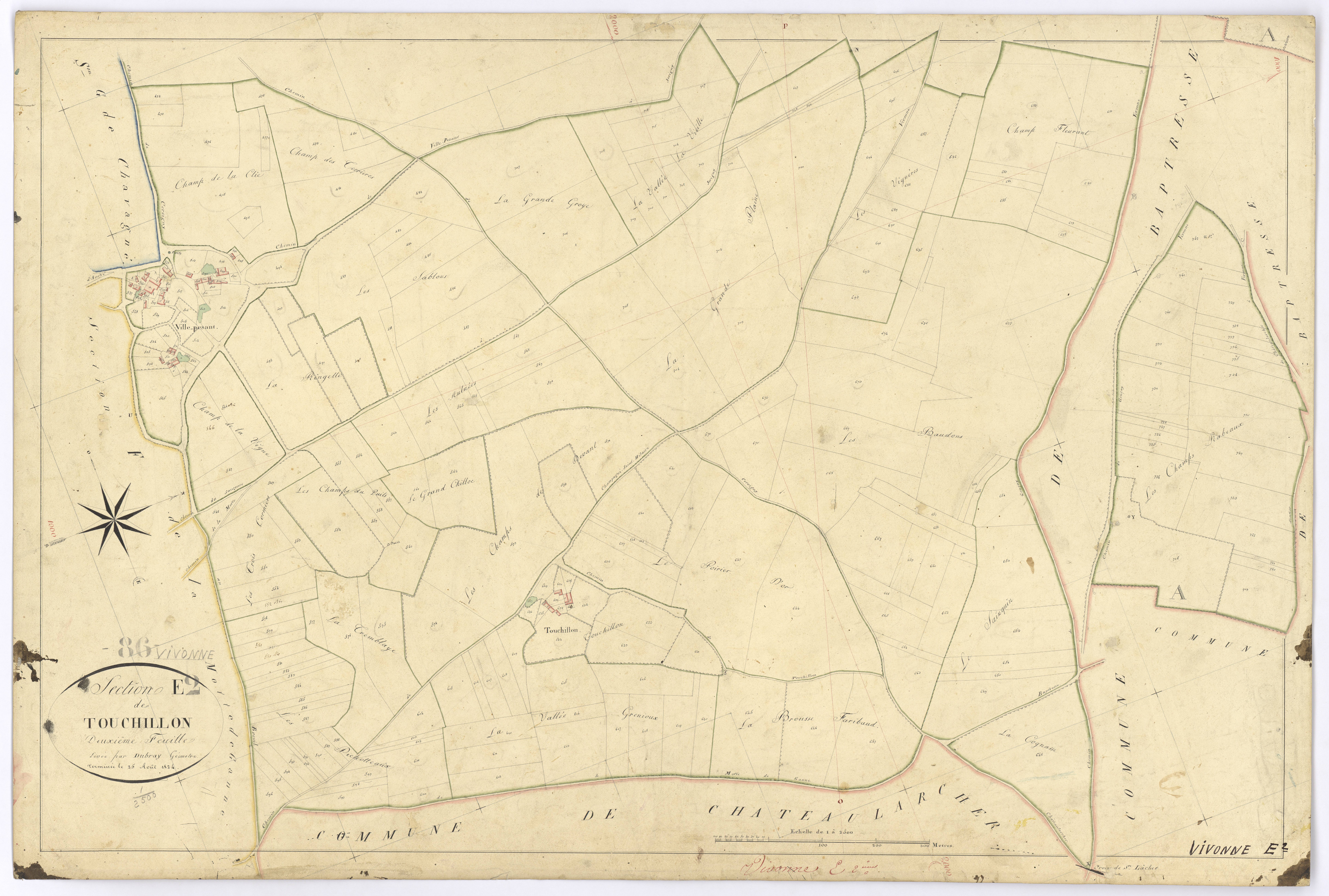 Vivonne - FRAD086_cadastre Plans 