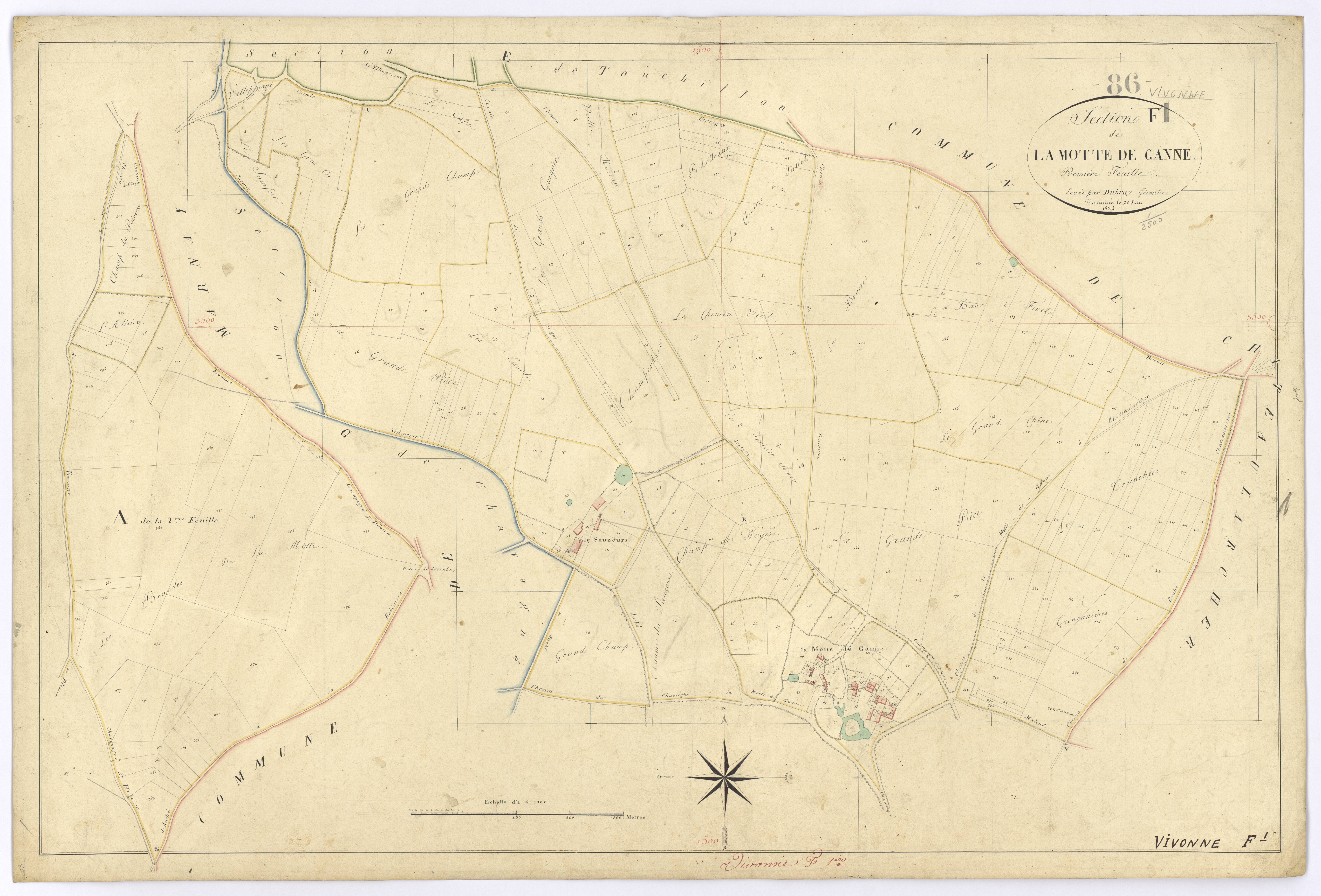 Vivonne - FRAD086_cadastre Plans 