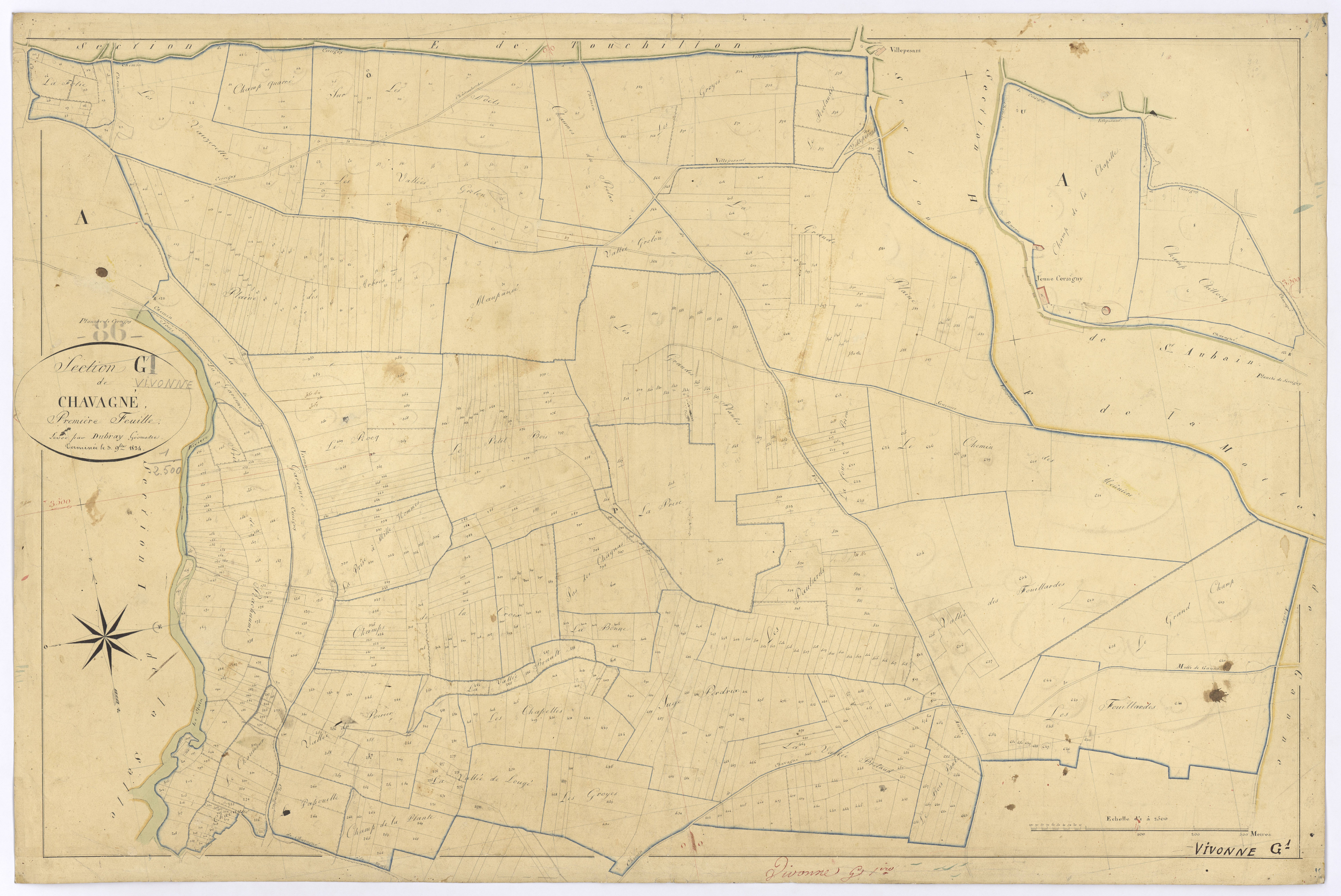 Vivonne - FRAD086_cadastre Plans 