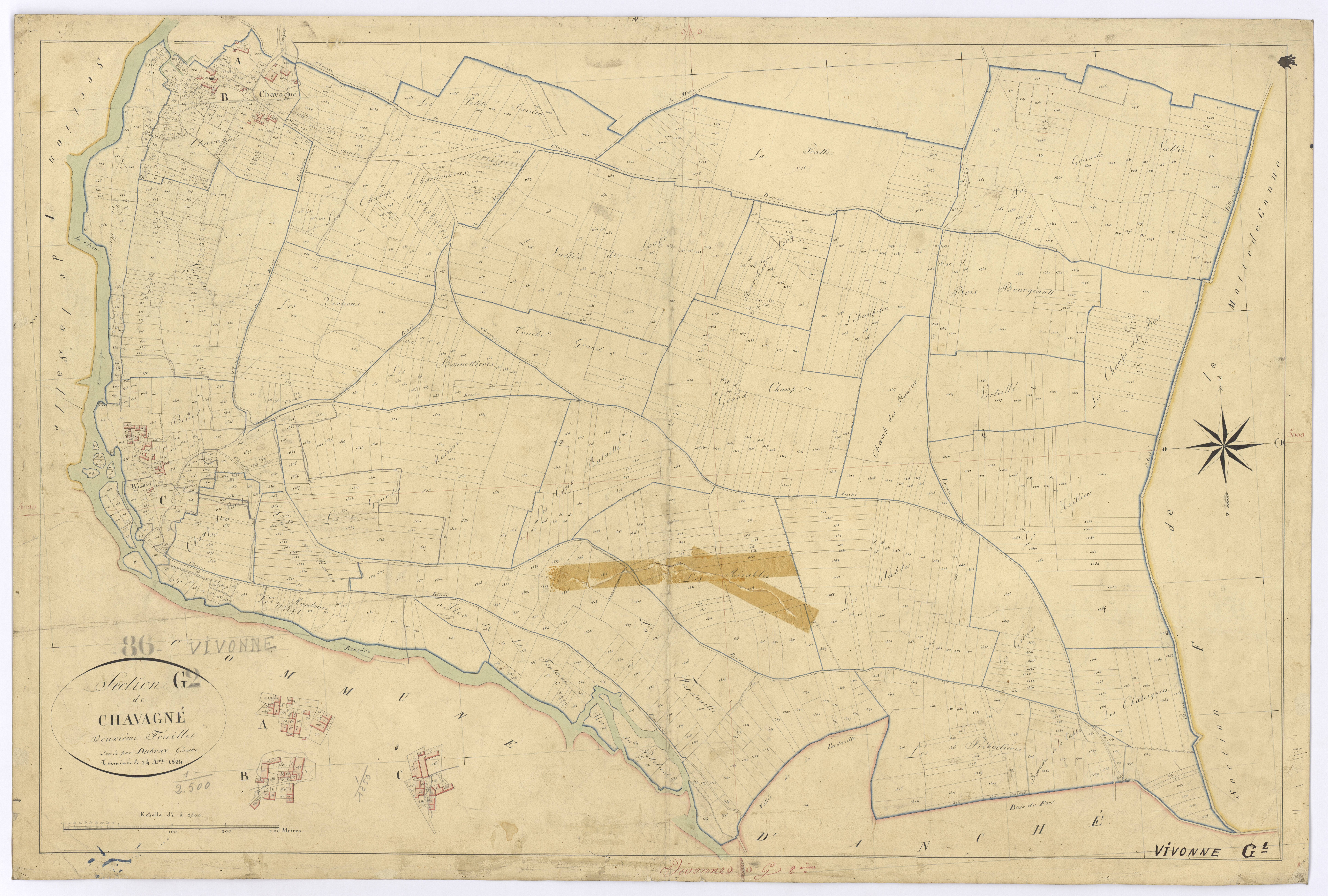 Vivonne - FRAD086_cadastre Plans 