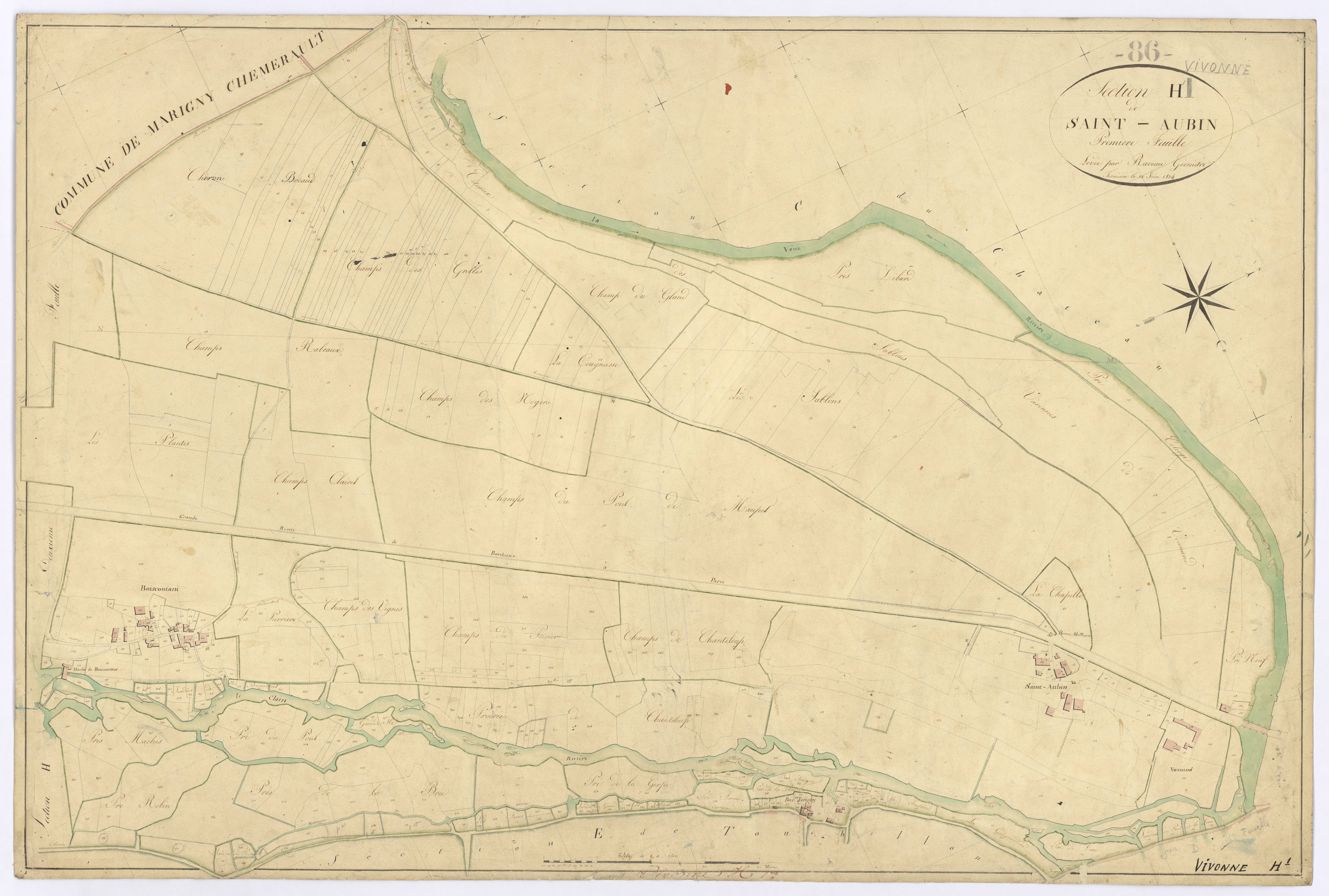 Vivonne - FRAD086_cadastre Plans 