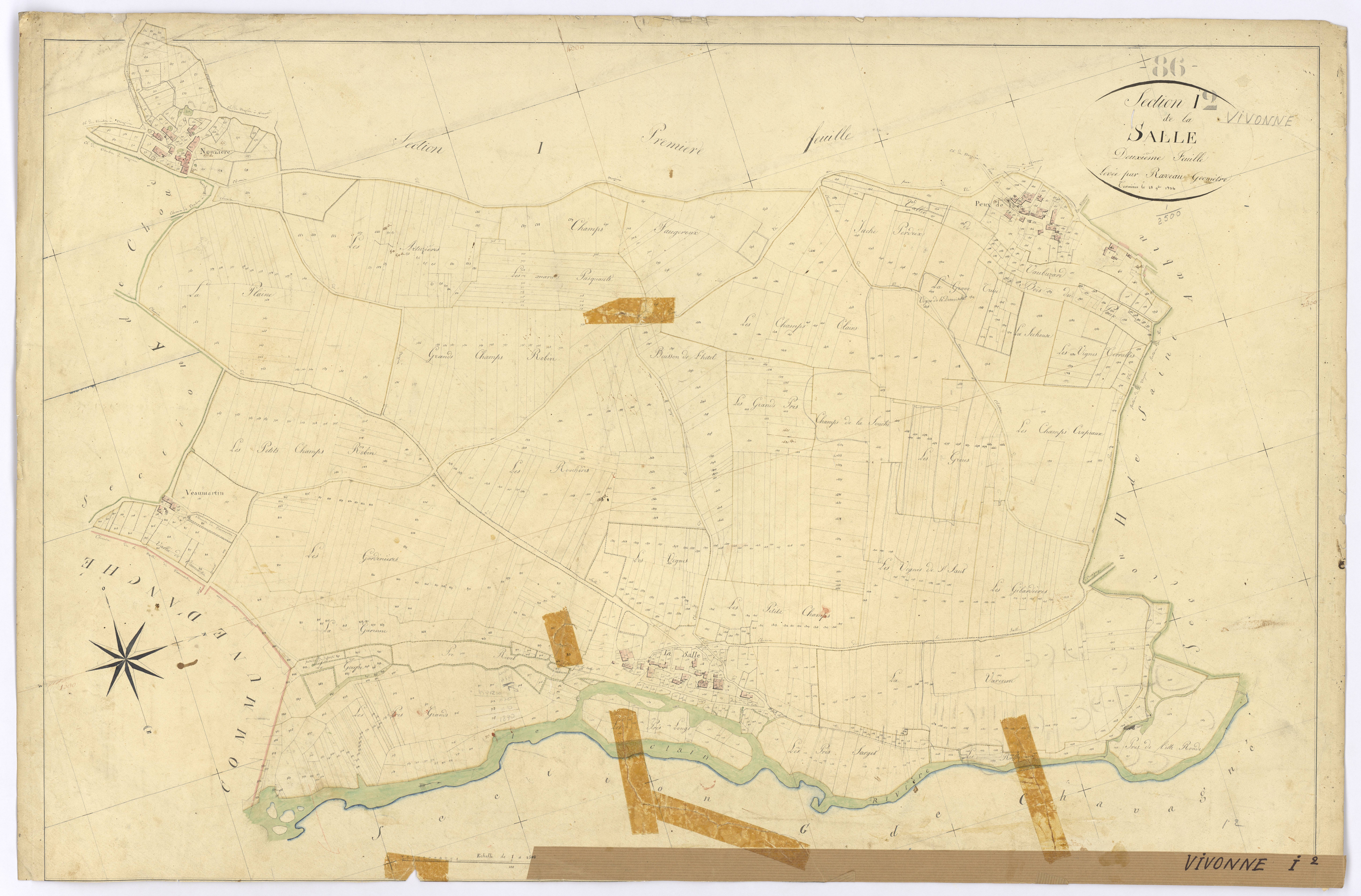 Vivonne - FRAD086_cadastre Plans 