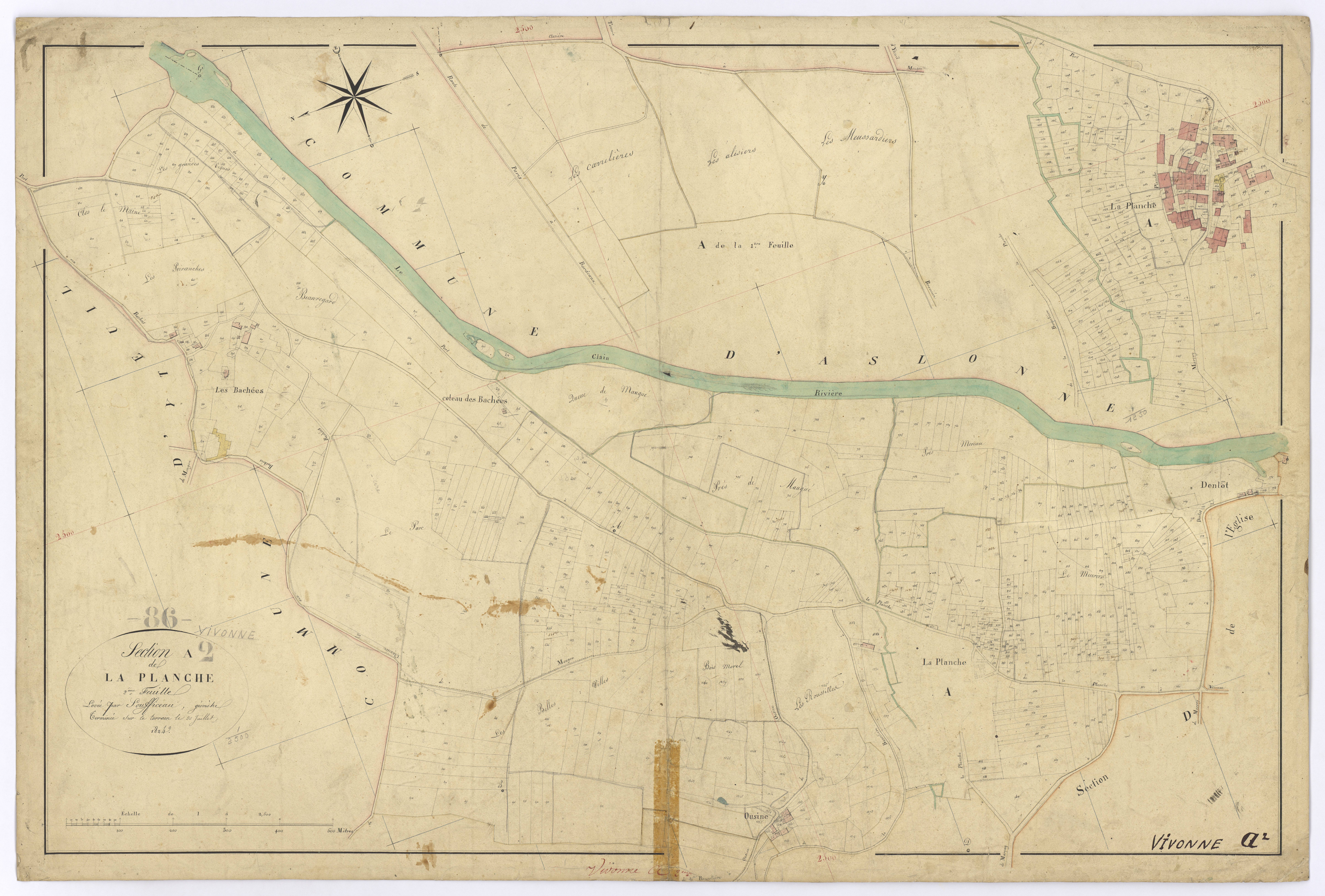 Vivonne - FRAD086_cadastre Plans 