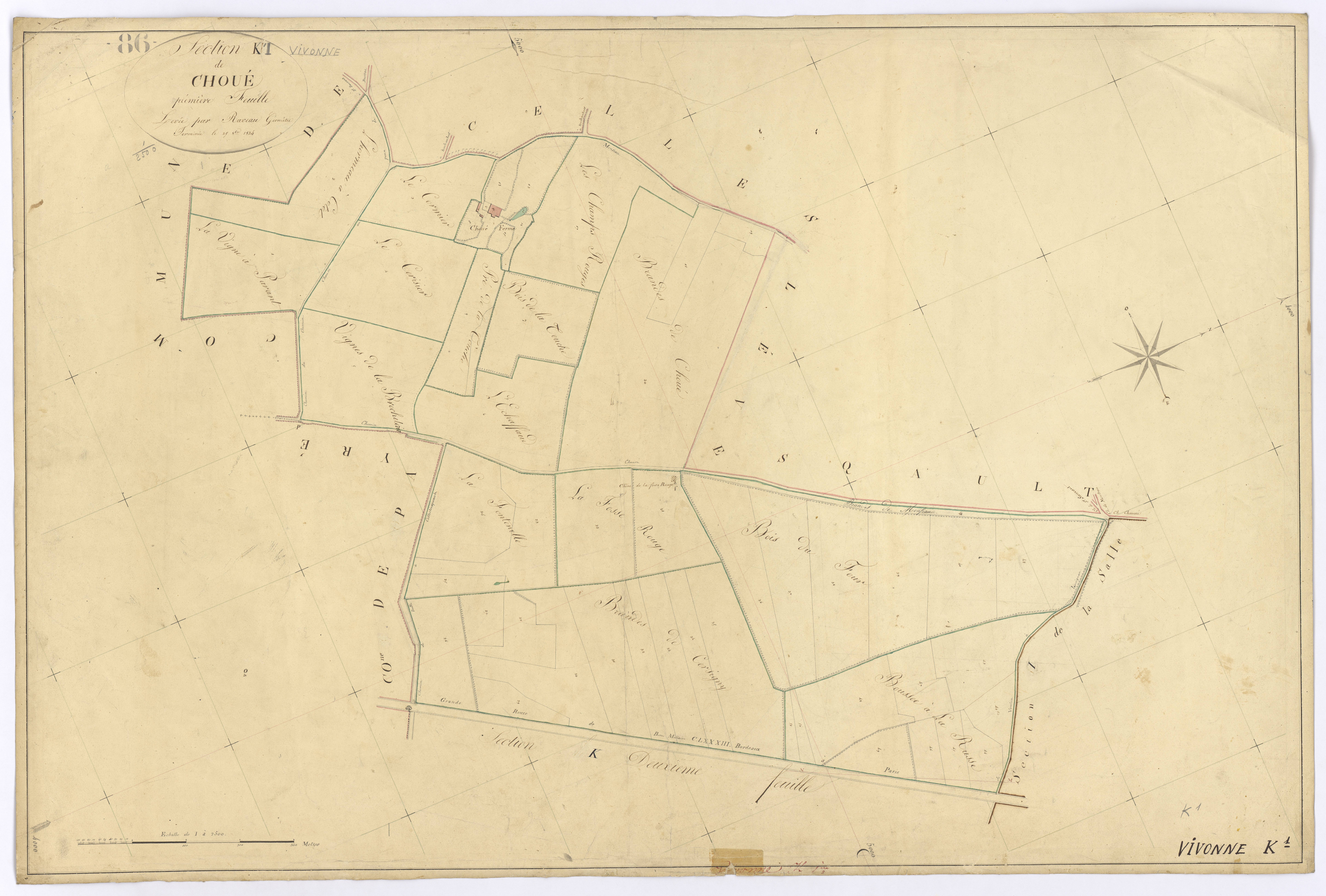 Vivonne - FRAD086_cadastre Plans 