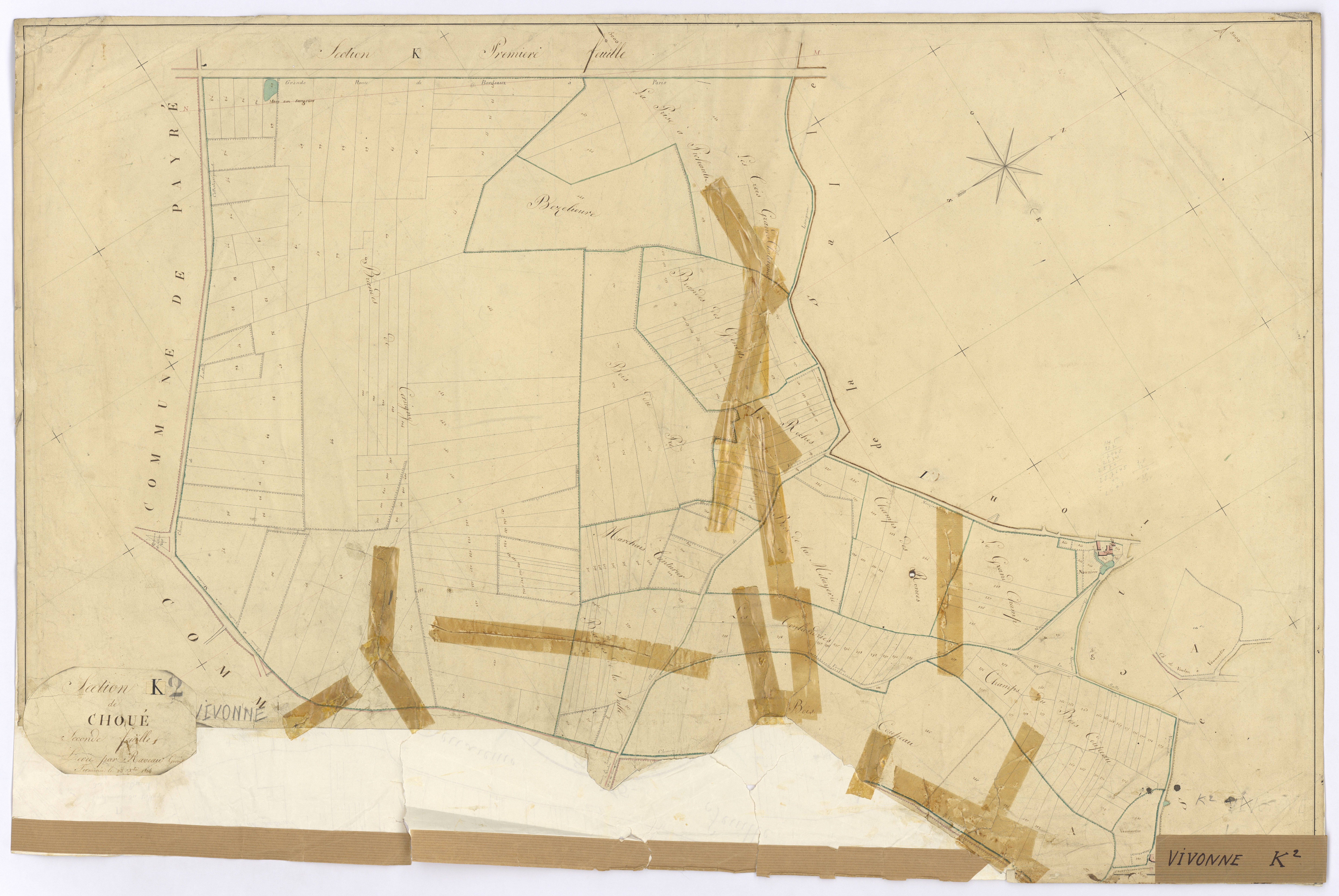 Vivonne - FRAD086_cadastre Plans 