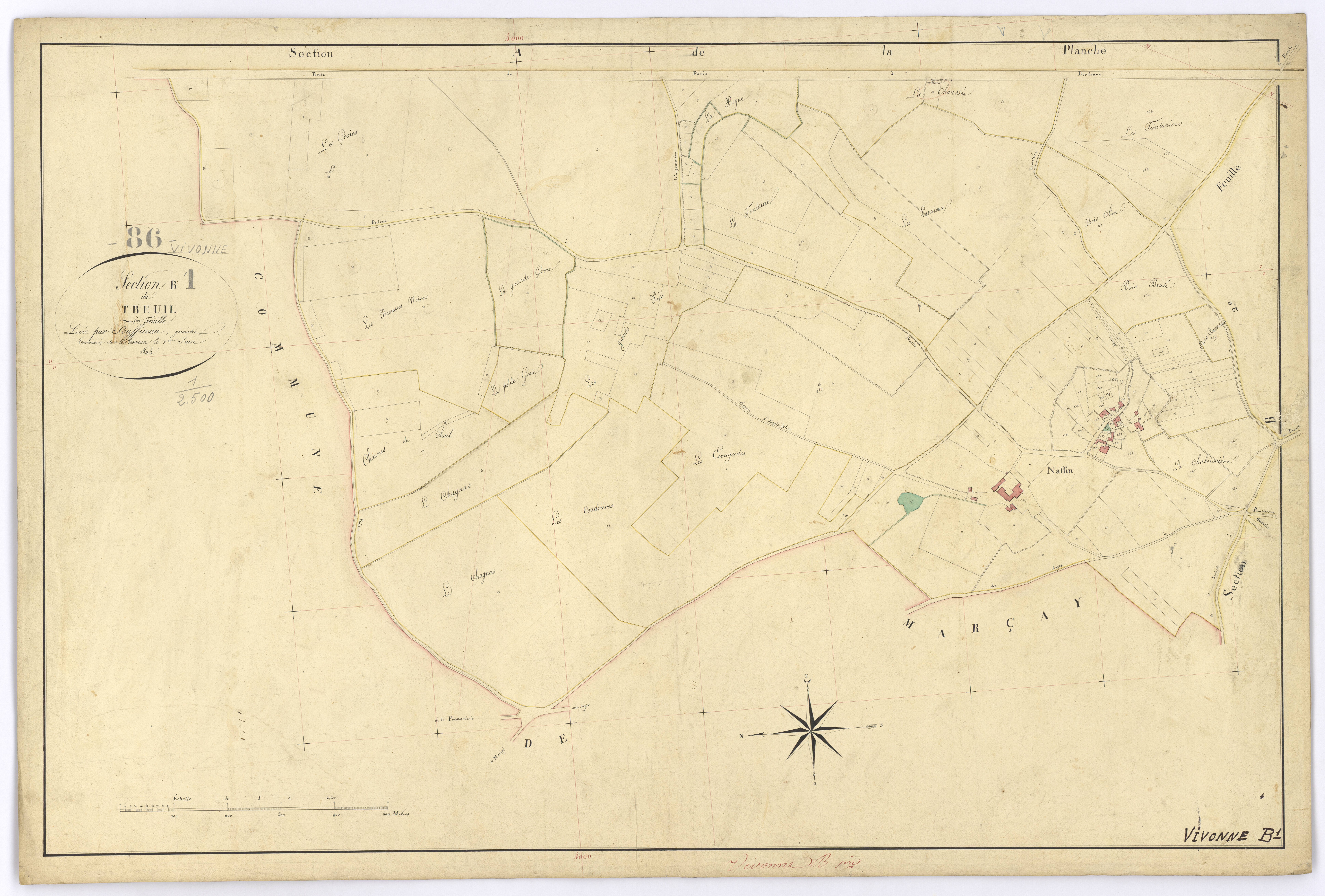 Vivonne - FRAD086_cadastre Plans 