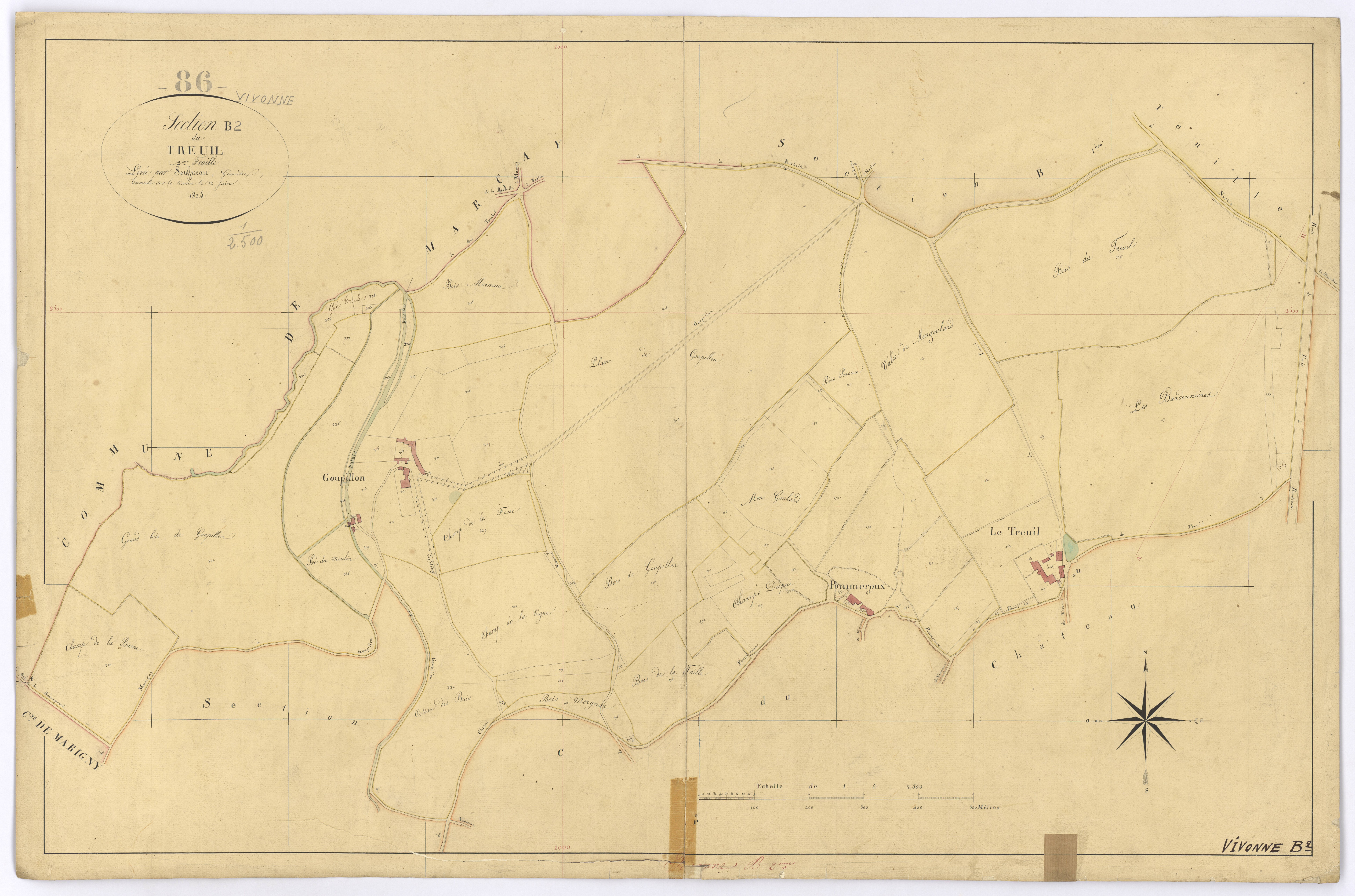 Vivonne - FRAD086_cadastre Plans 