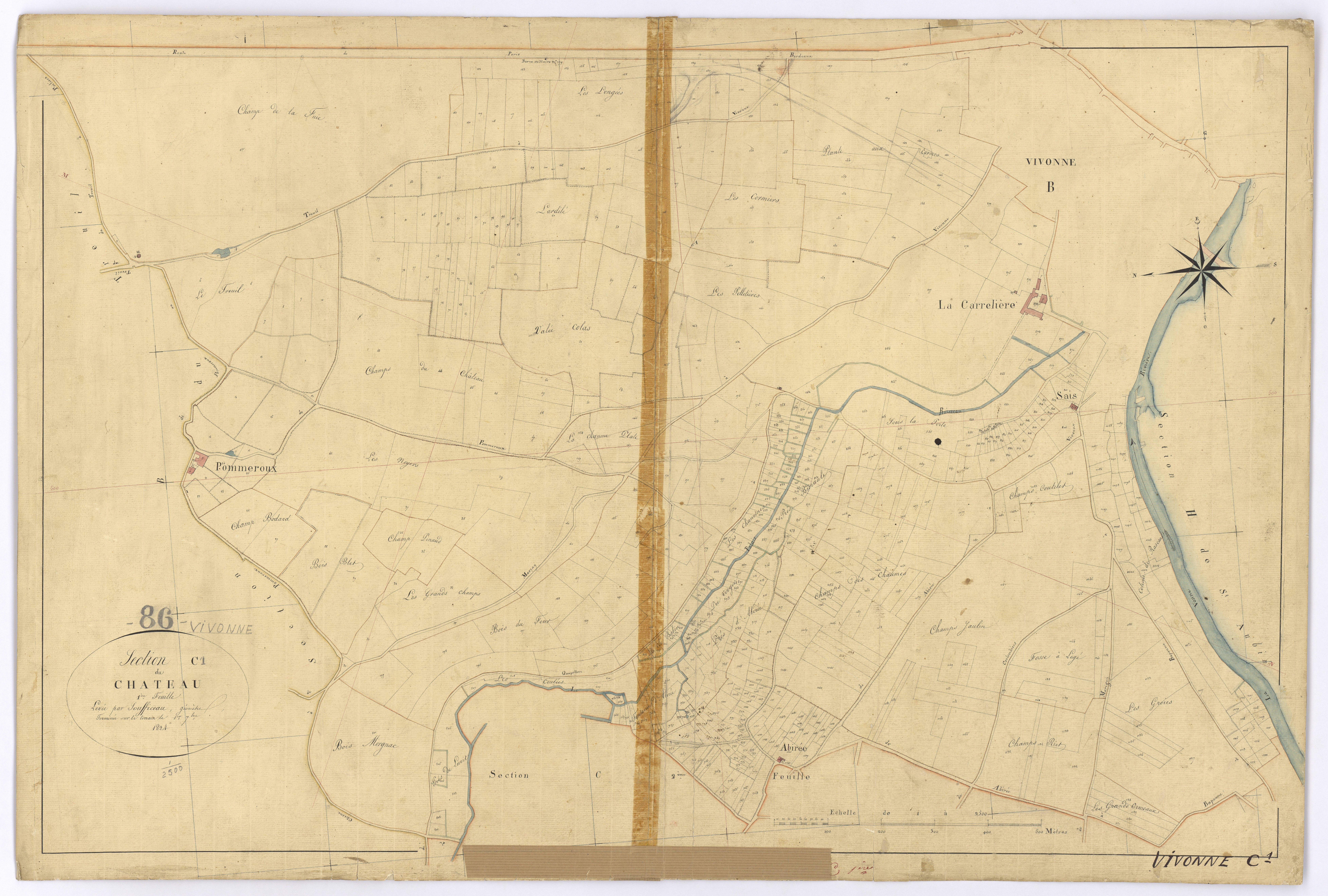 Vivonne - FRAD086_cadastre Plans 