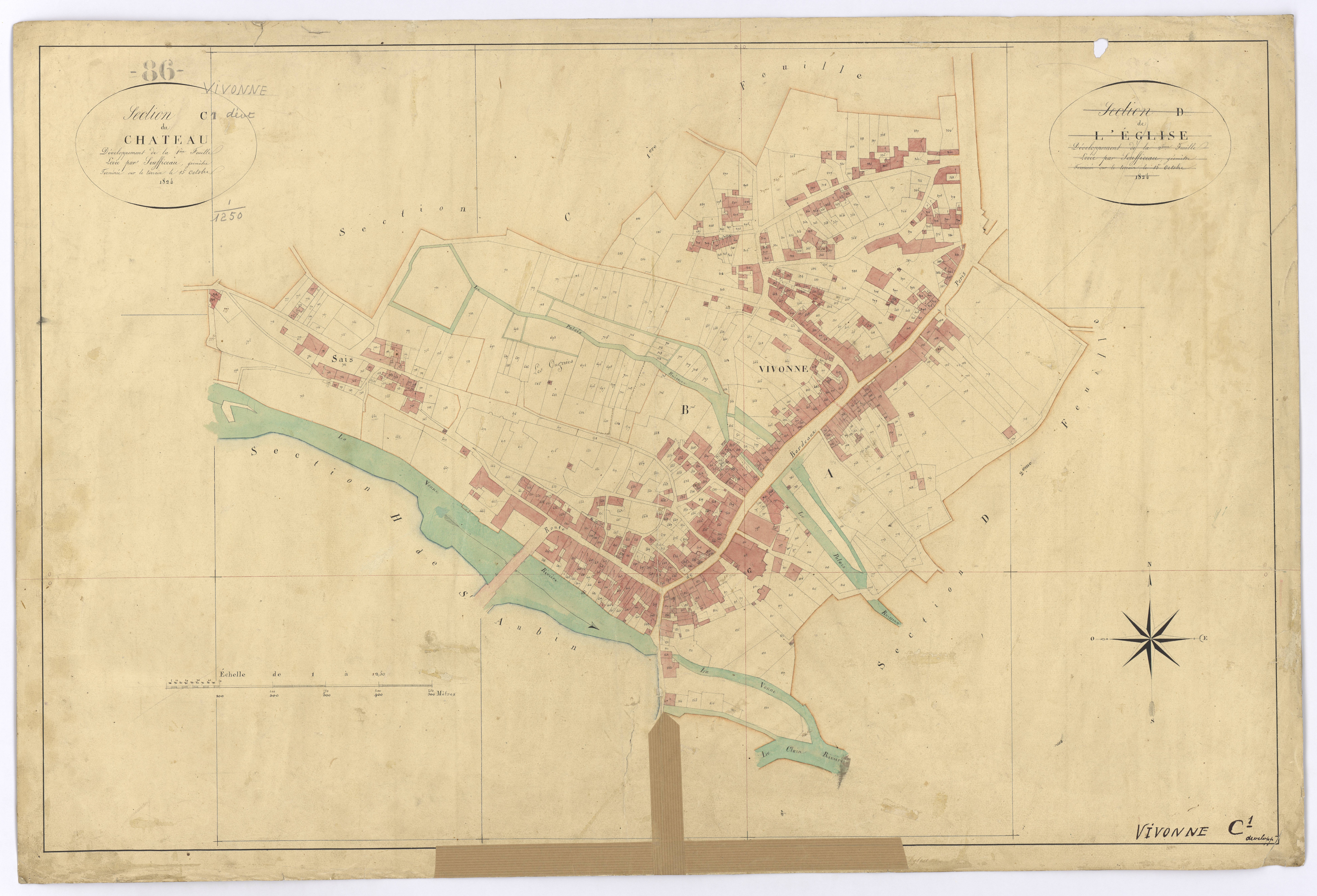 Vivonne - FRAD086_cadastre Plans 