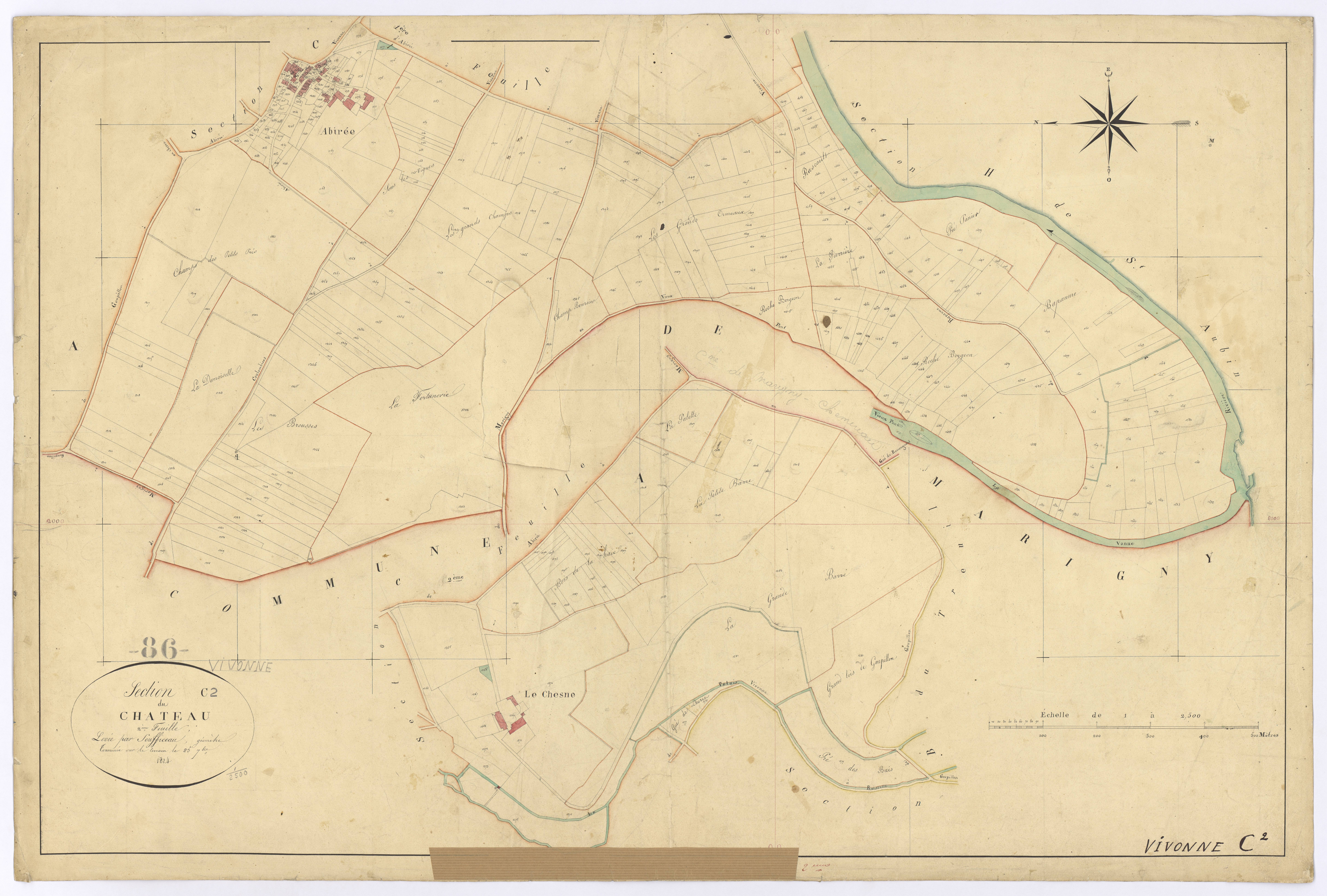 Vivonne - FRAD086_cadastre Plans 