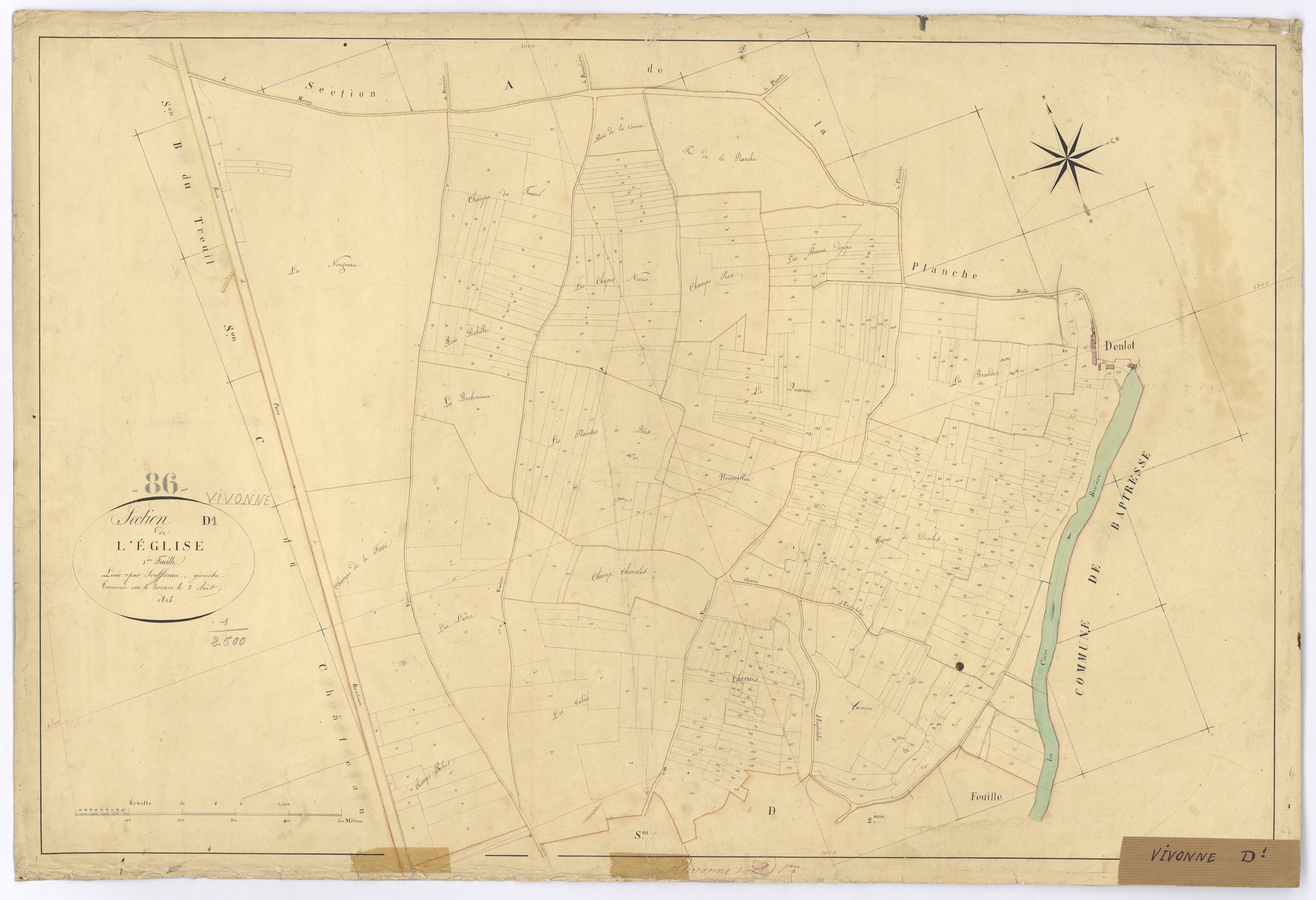 Vivonne - FRAD086_cadastre Plans 